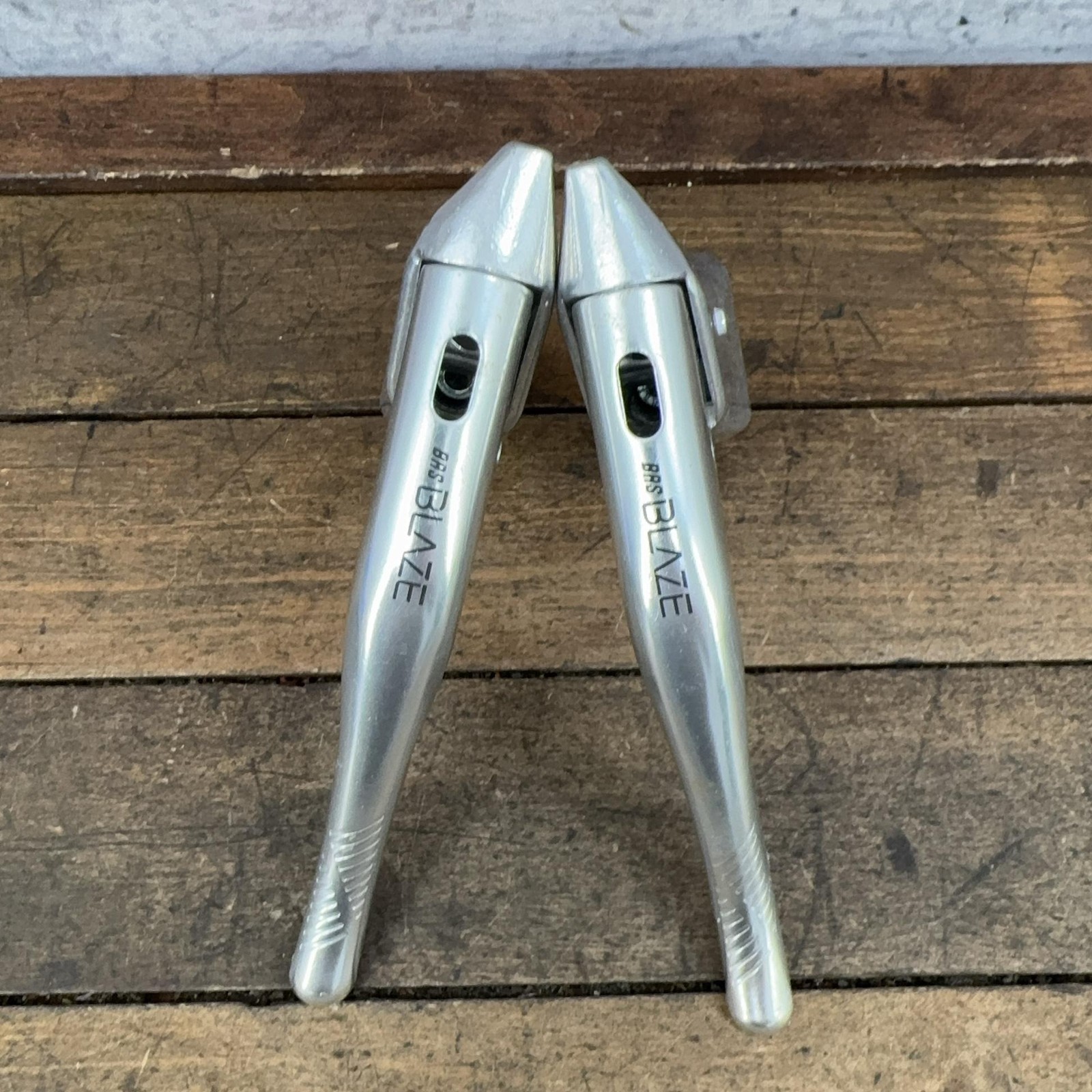 Vintage Shimano BRS Blaze Brake Lever Set NOS Aero Drop Bar Silver 23.8