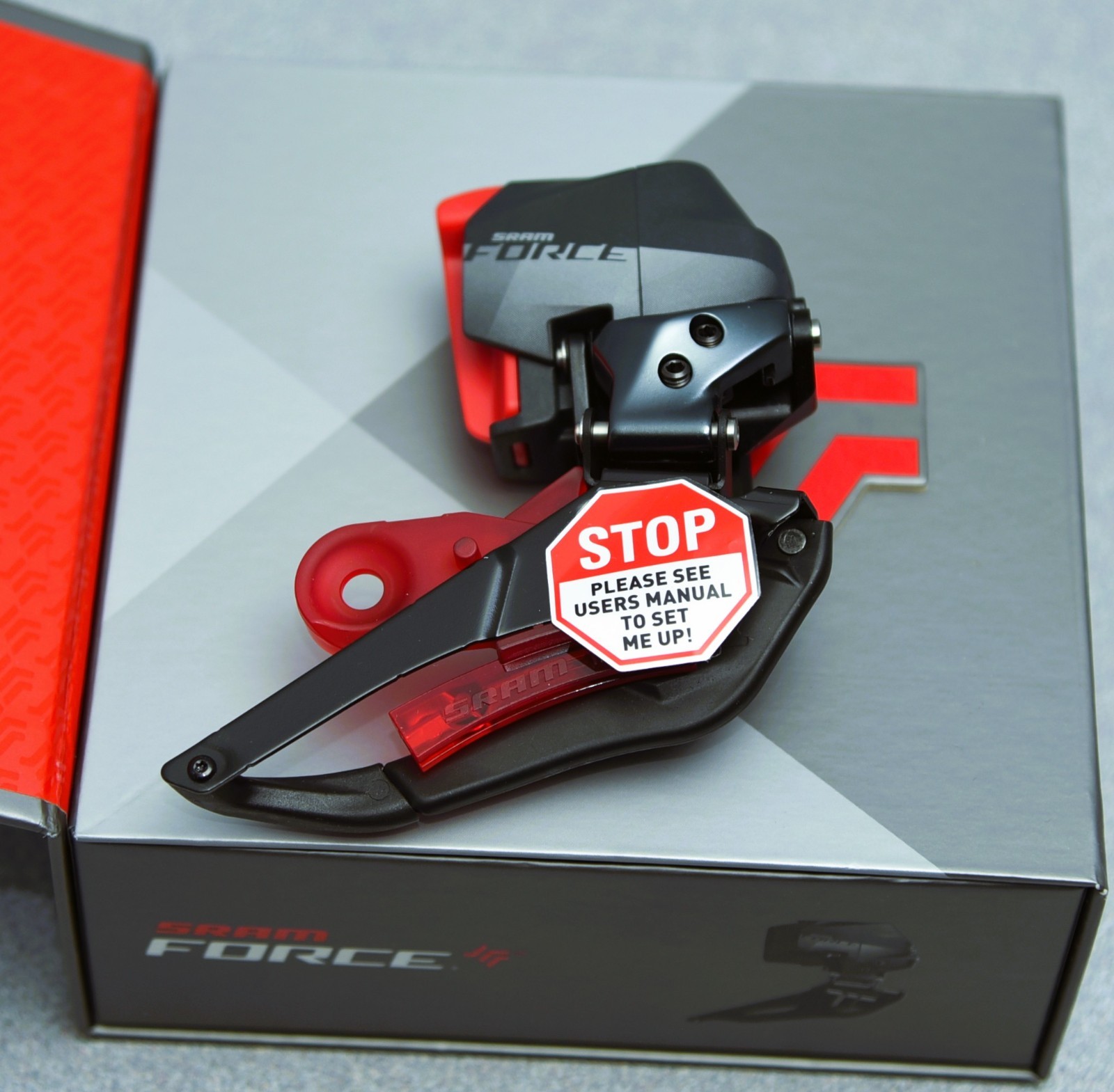 NEW SRAM Force eTap AXS Front Derailleur – Braze-on, Gloss Black, D1