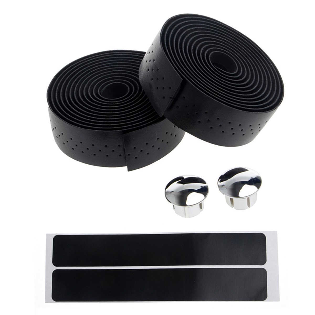 LKXHarleya 2 Rolls Vintage 200cmx3cmx0.28cm/78.74”x1.18”x0.11”, A03:Black