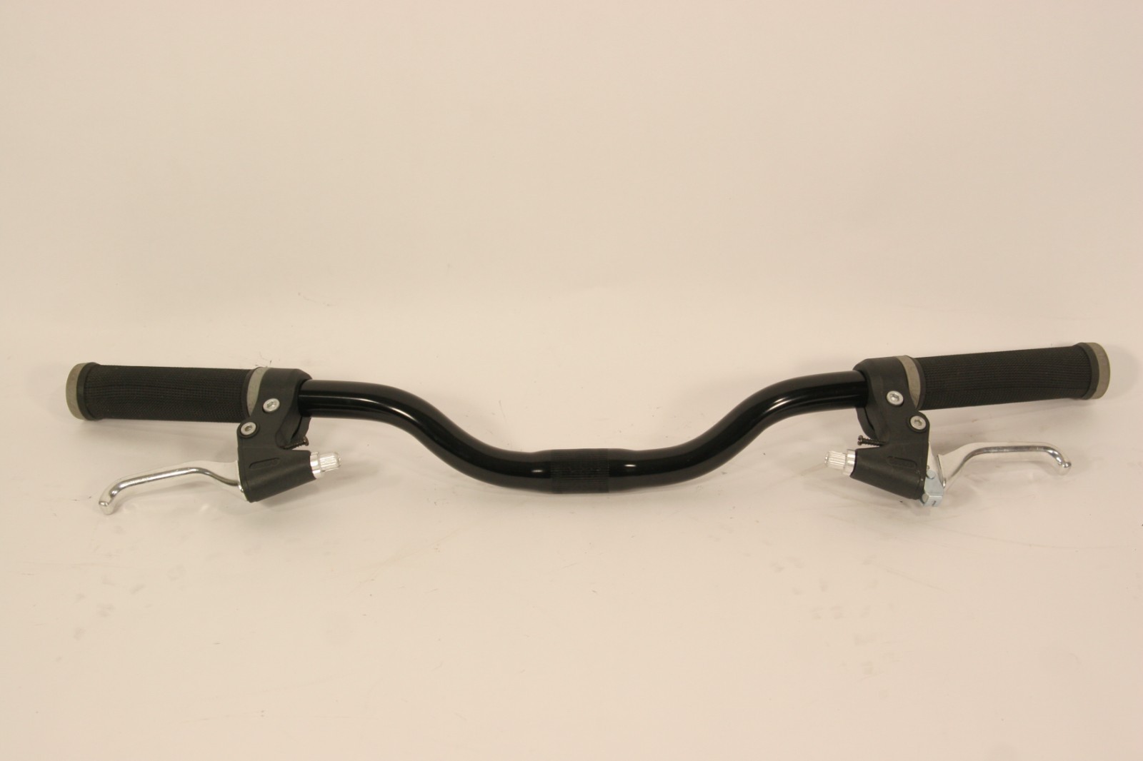 Dimension Riser Handlebar 26mm w/ Grips & Brake Levers 24.5 wide 1 1/2″ rise HB2
