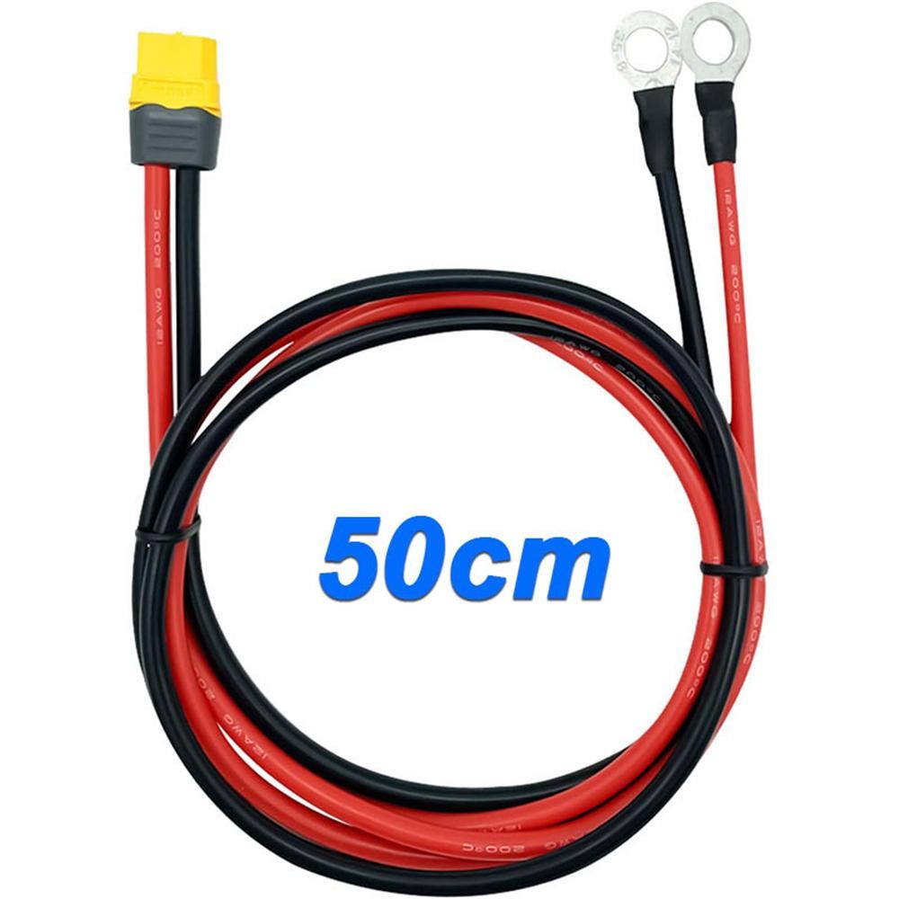 XT60 to O Ring Terminal Cable 12AWG XT60 Female to O Ring Connector Cable