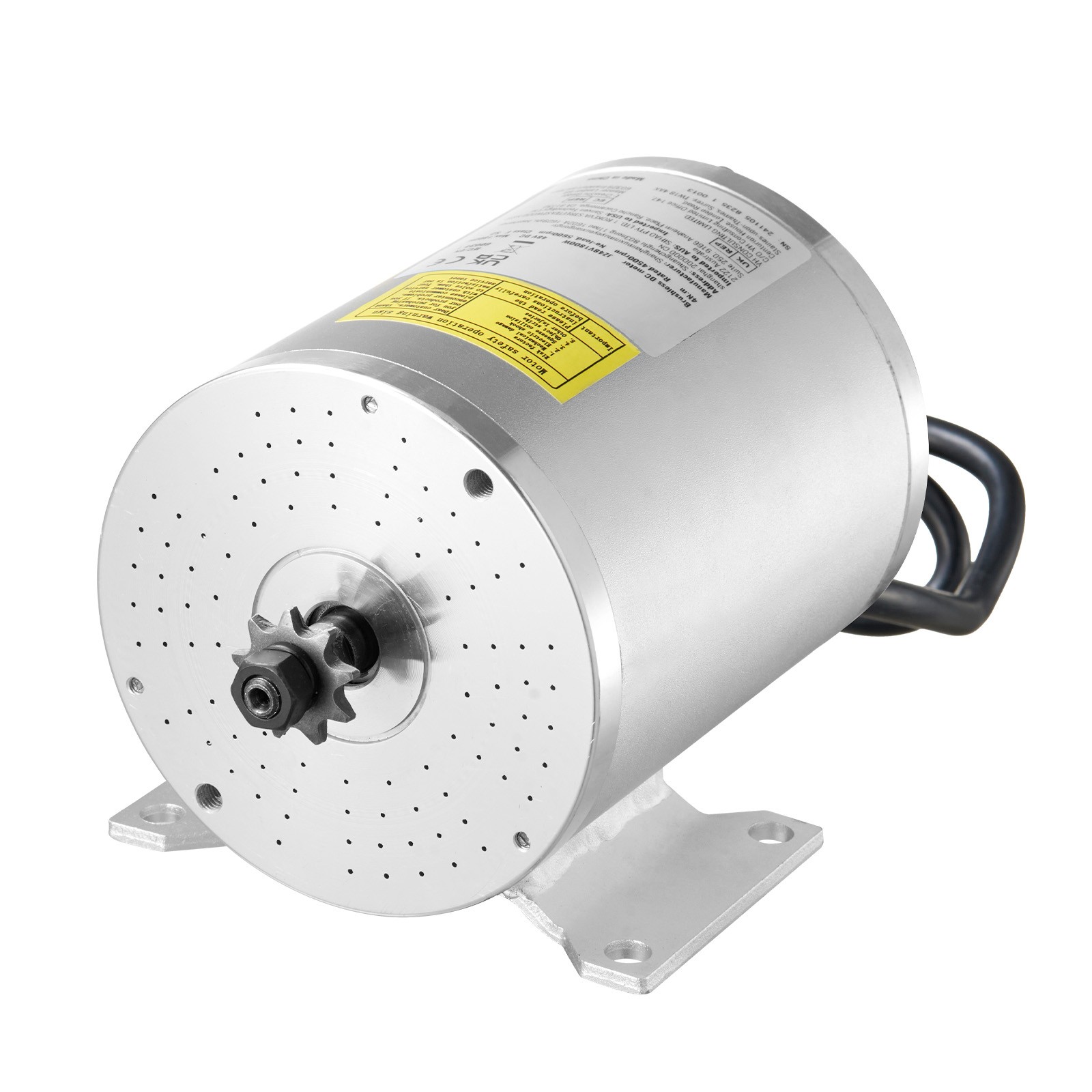 Uimoso 48V 1800W Brushless DC Motor Kit with Enhanced Controller, 4500rpm