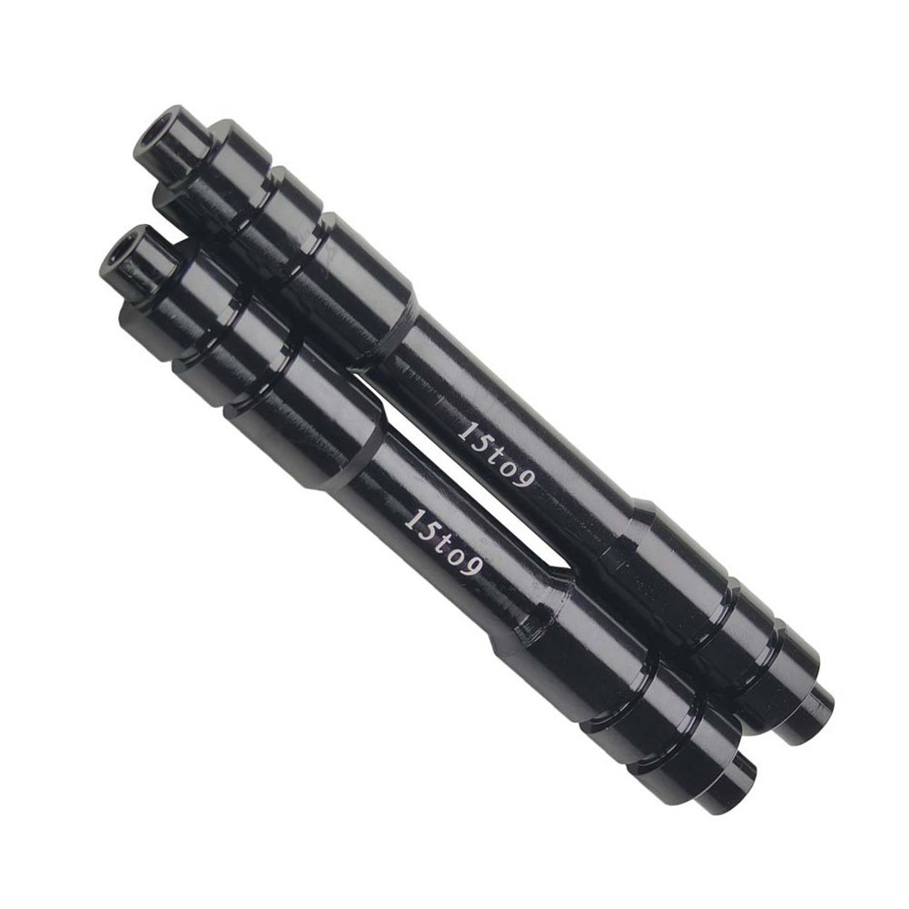 Bicycle Thru Axle Adapter 1215mm to 9mm QR for MTB Road Bike Front Rear