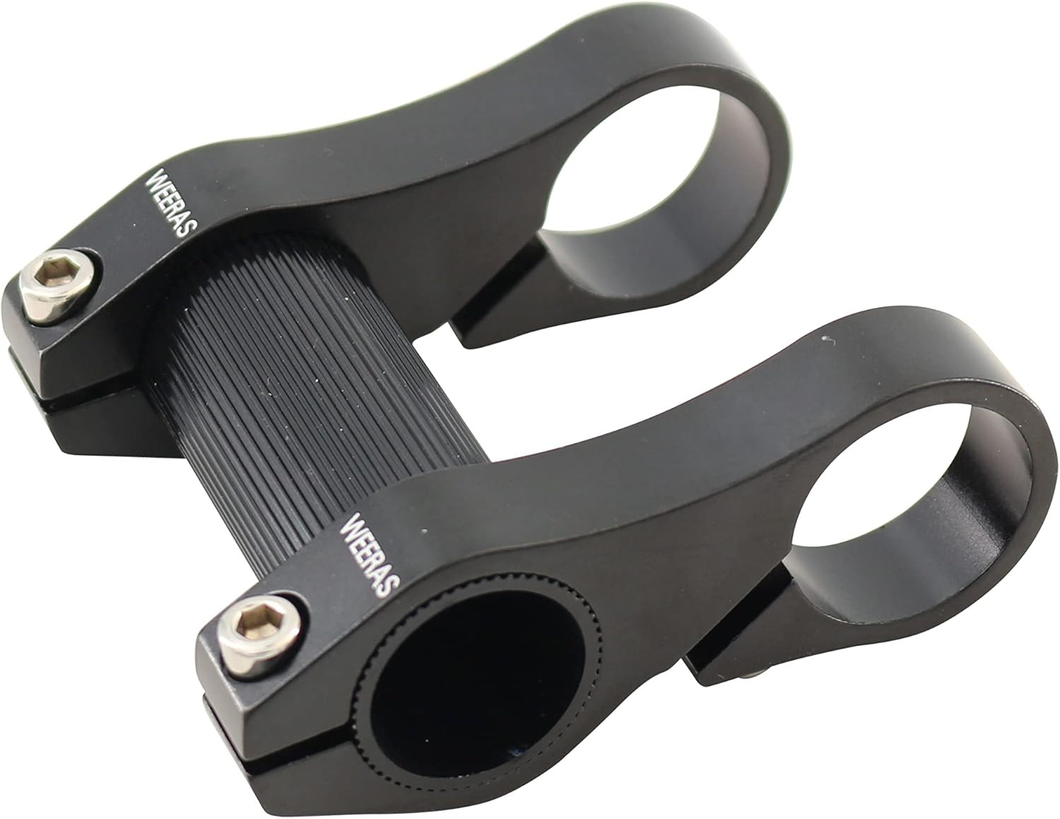 Double-Stem 25.4mm Handlebar Riser Adapter Ultralight Bike for Folding Bike