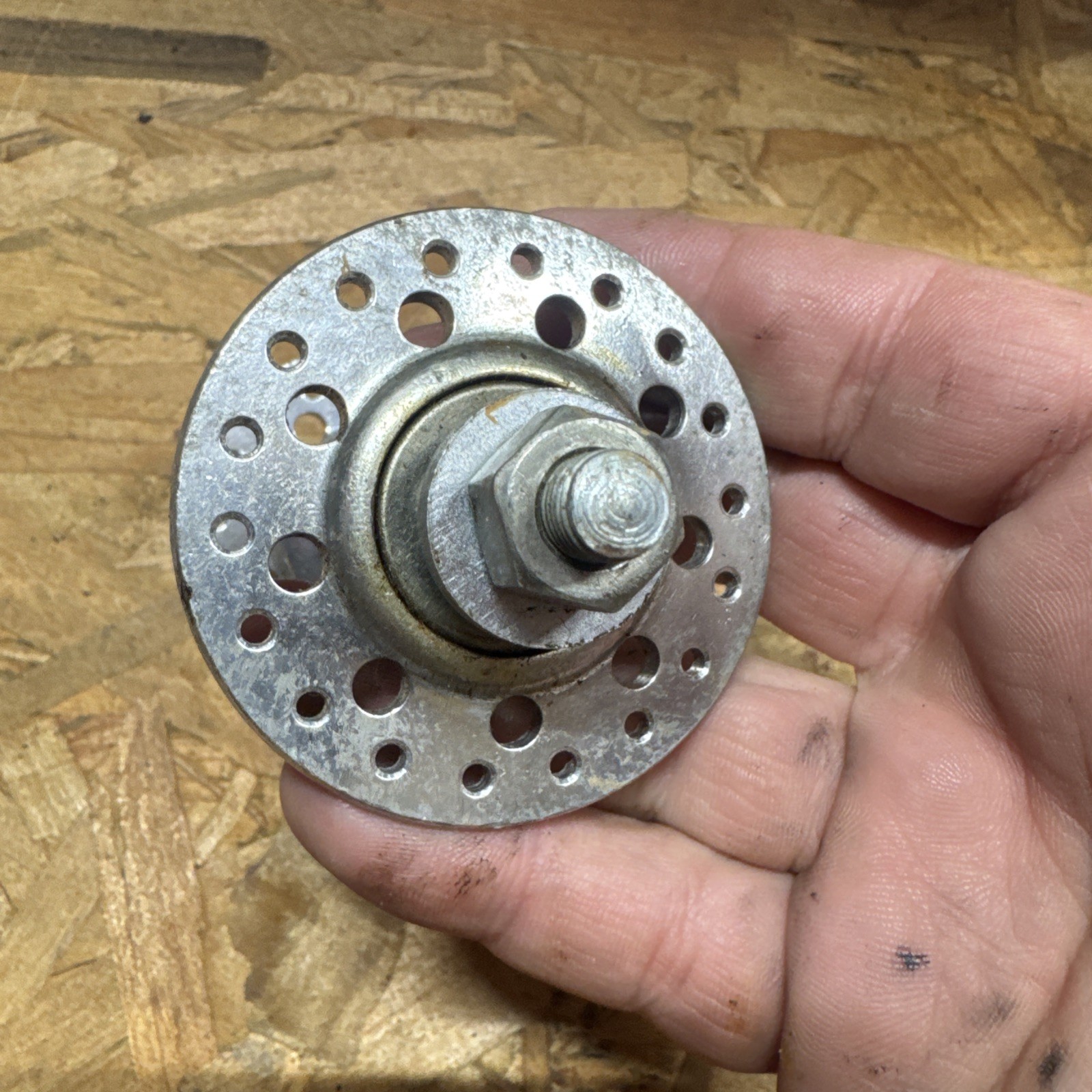 Vintage Sunshine 36 Hole Front Hub For Panasonic Bicycle Nutted Front 5345
