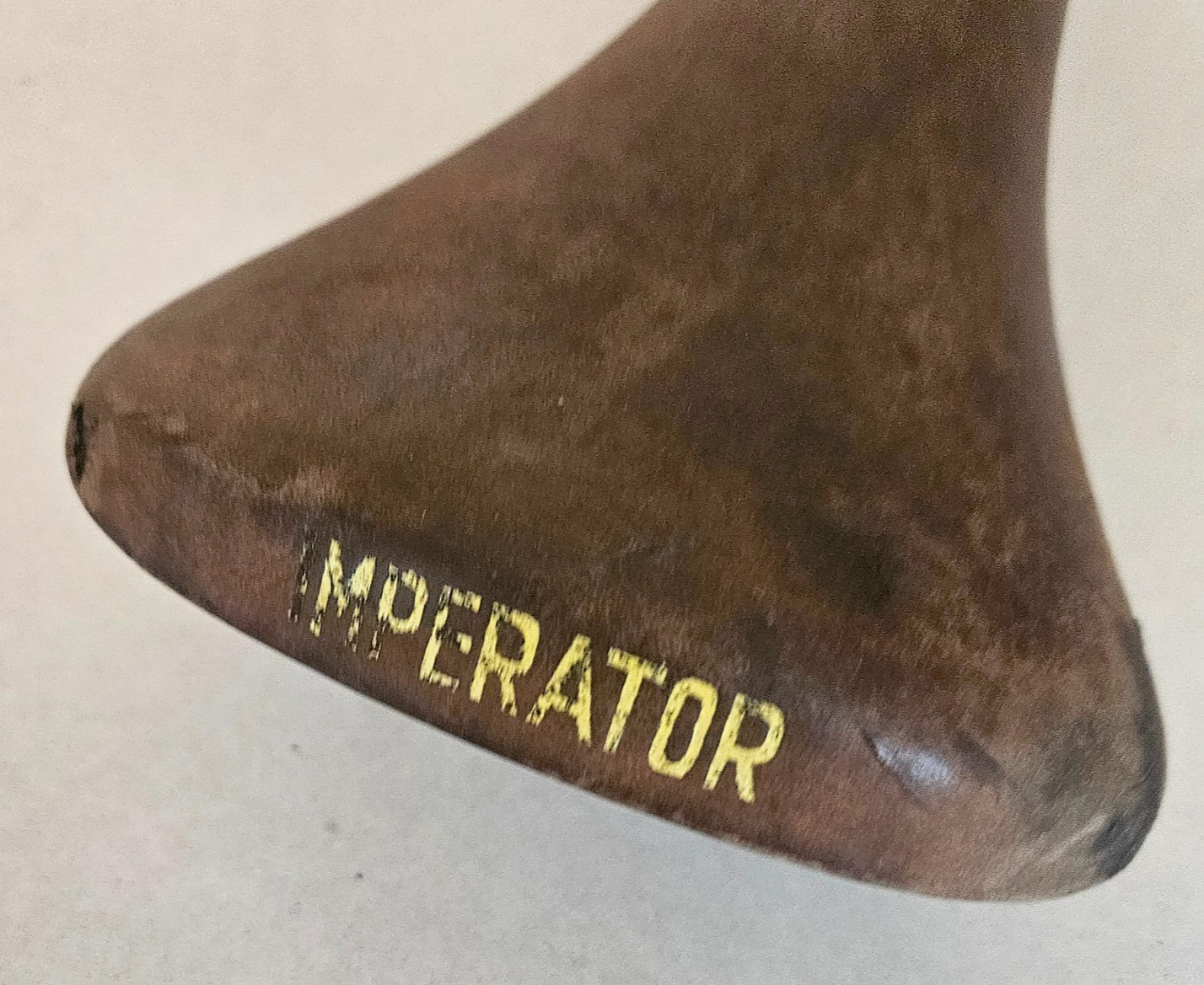 ARIUS Impersonator Professional Leather Saddle, Suede Leather, Steel Rails,1970s