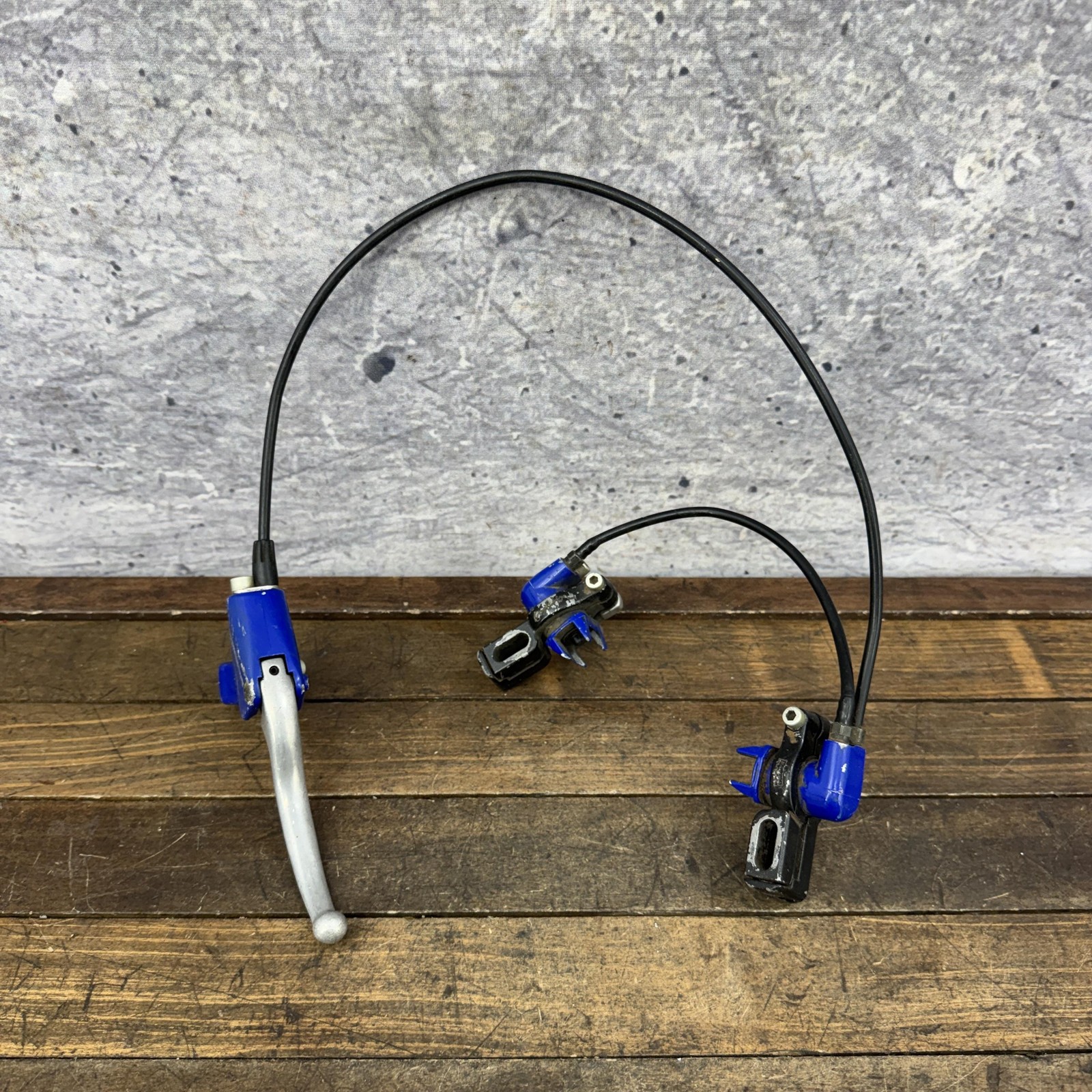 Magura Hydraulic Rim Brake Lever Calipers Set Front Blue MTB Bike 360g PARTS