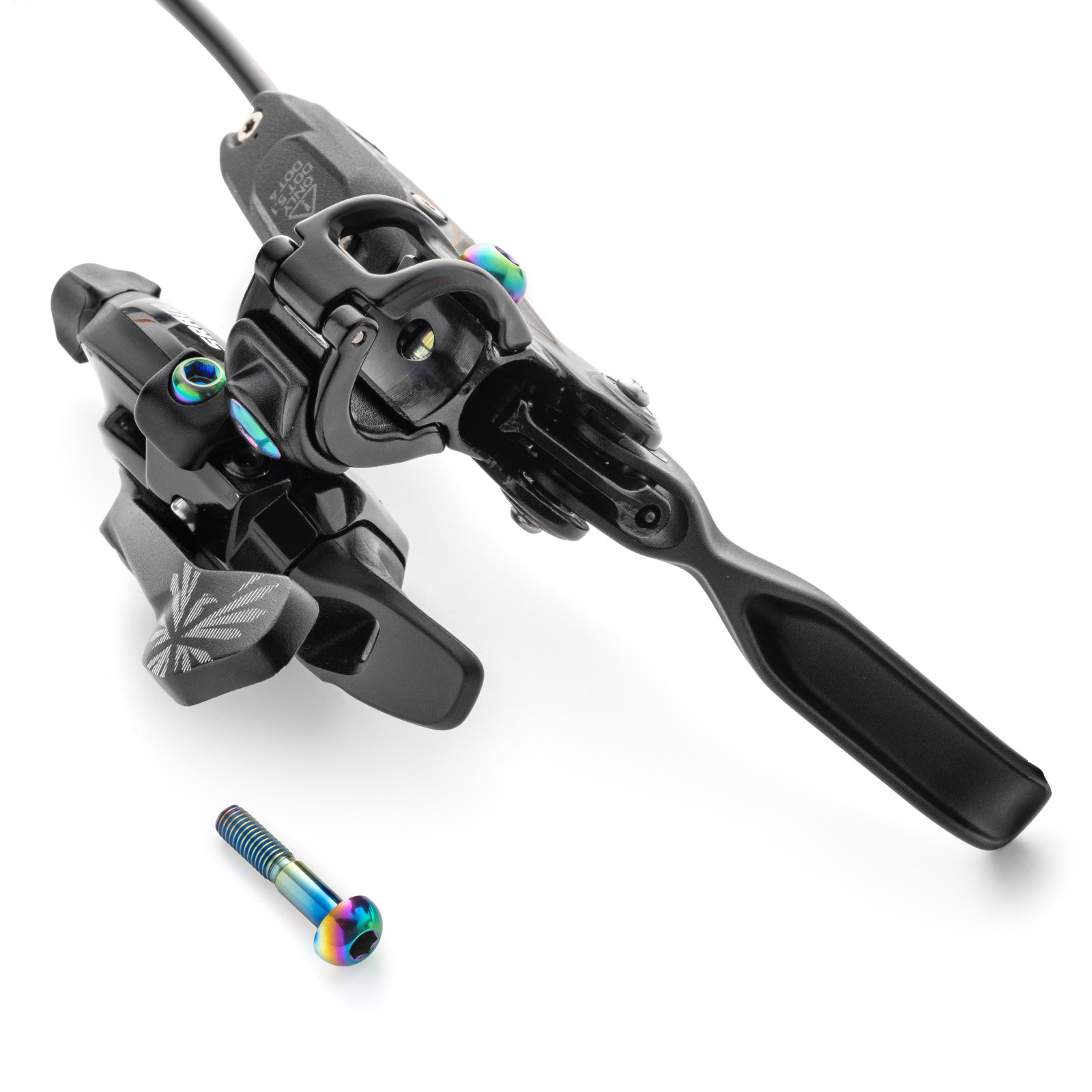 Oil Slick Titanium SRAM Matchmaker Brake & Shift Lever Hardware Kit by Terske