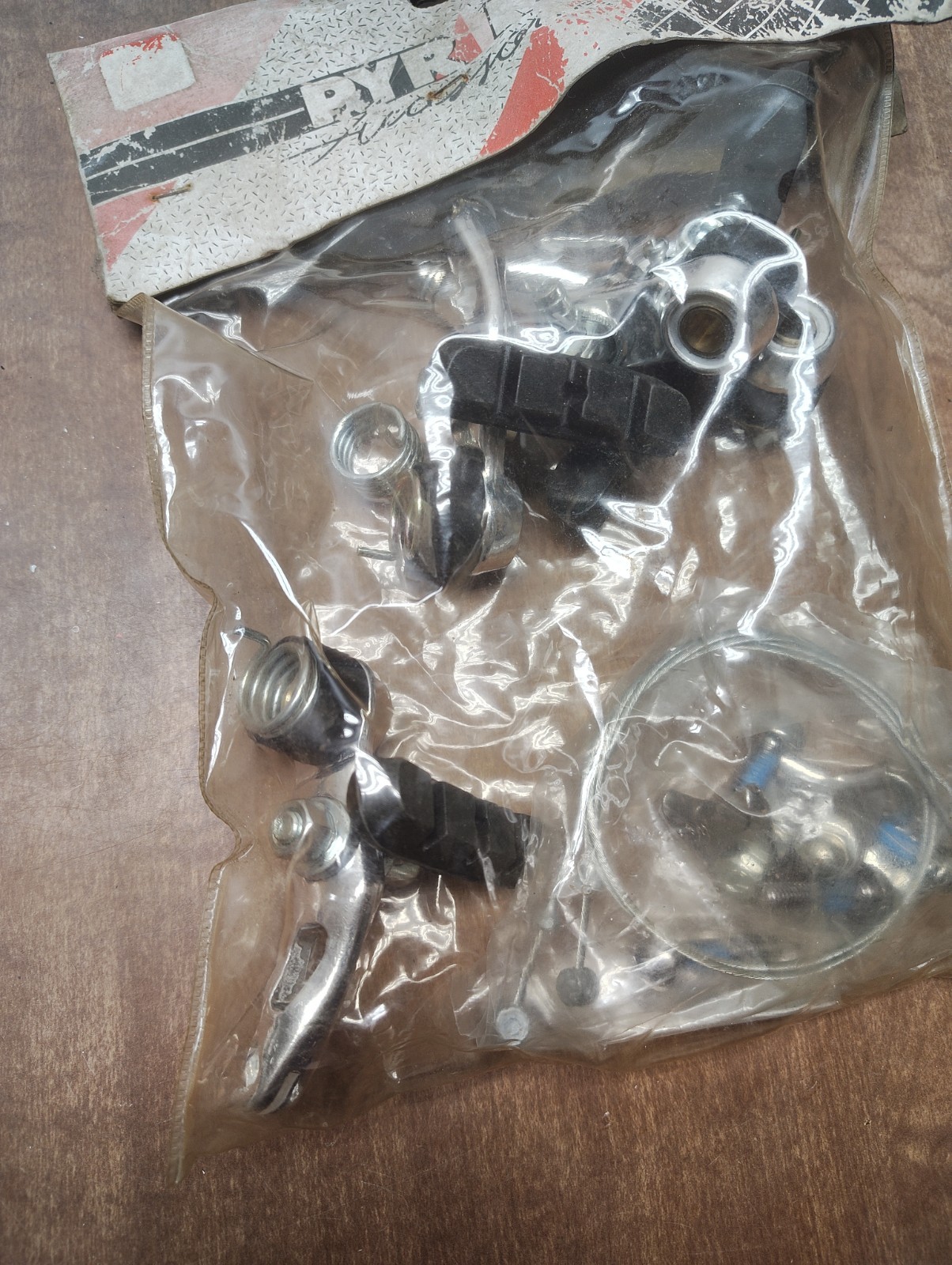 Vintage NOS Pyramid ATB Cantilever Brakes Front and Rear Black Chrome Pair 398g