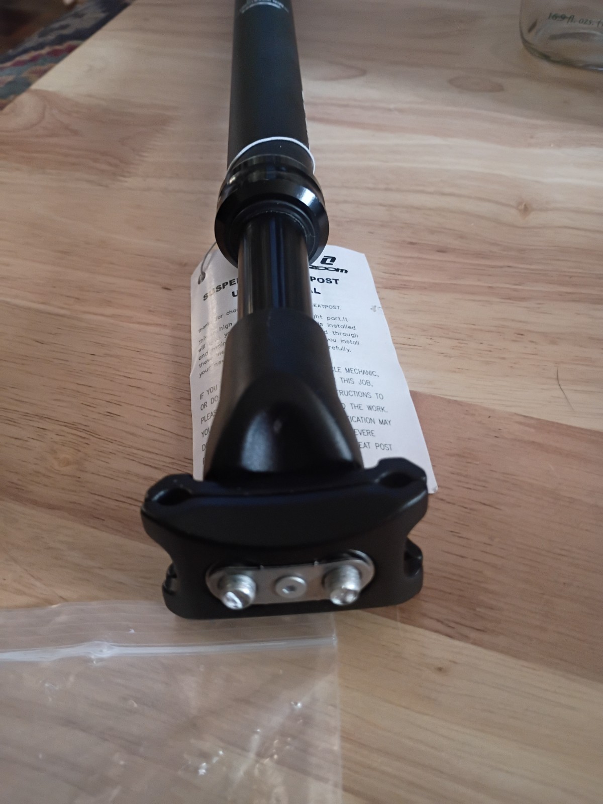 Zoom Suspension Seatpost Min. Insertion 27.2 H2024 10CS ISO-C Black Metal NEW