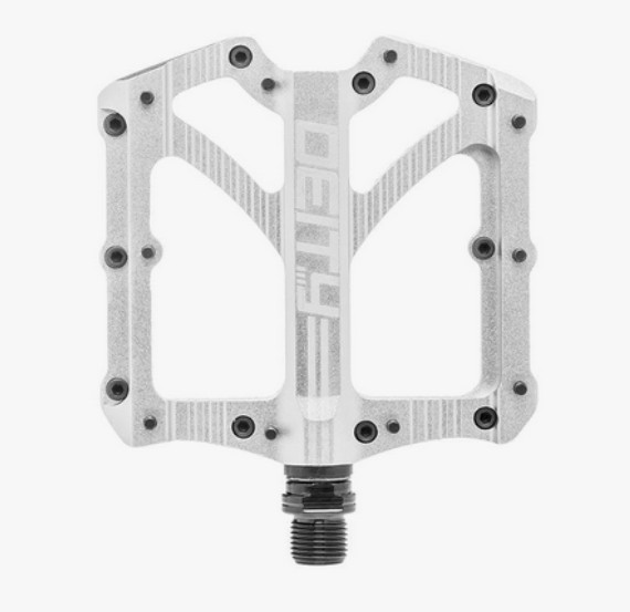 New Deity Bladerunner MTB Mountain Bike / Biking / Cycling Pedal Set, Silver