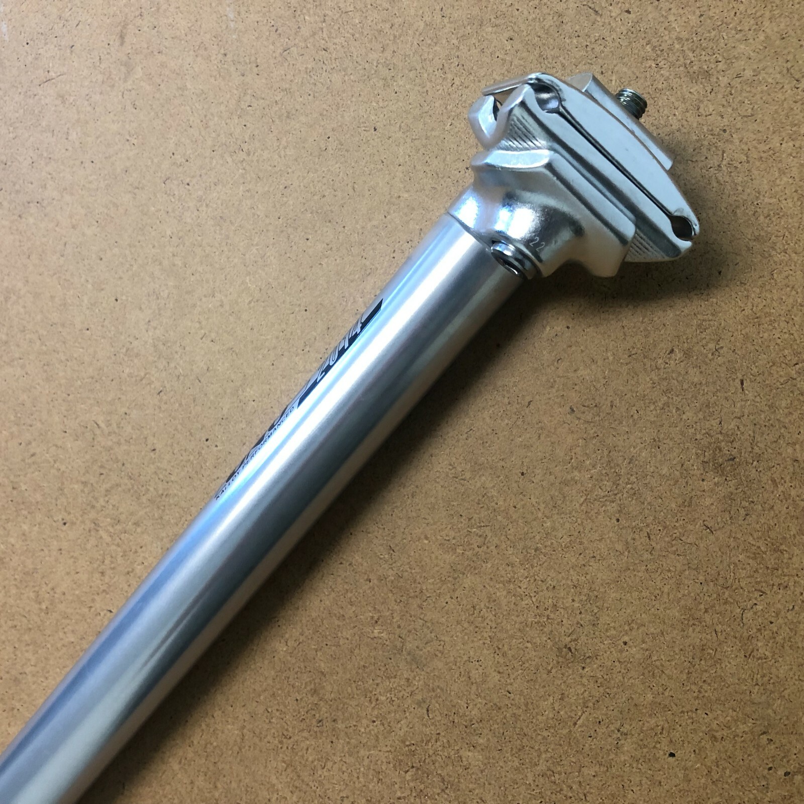 New Kalloy Bicycle Alloy 2014 Seat Post 25.8-27.2mm Length 350mm Silver