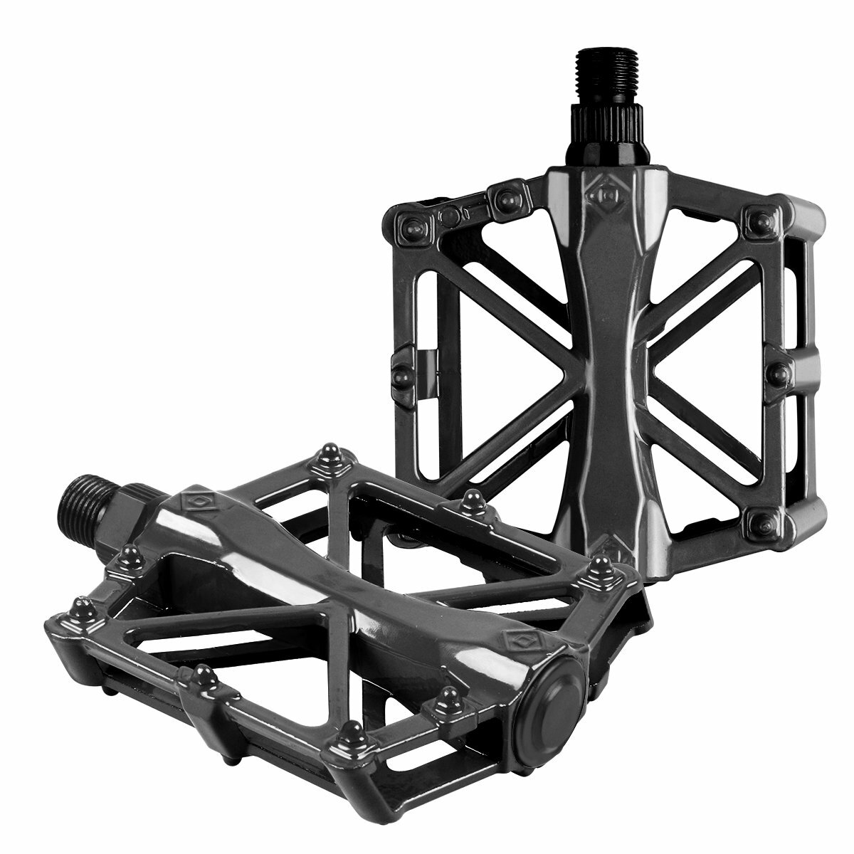 Mountain Bike Pedals Aluminum Alloy Sealed Bearing Flat Platform Bicycle Pedals