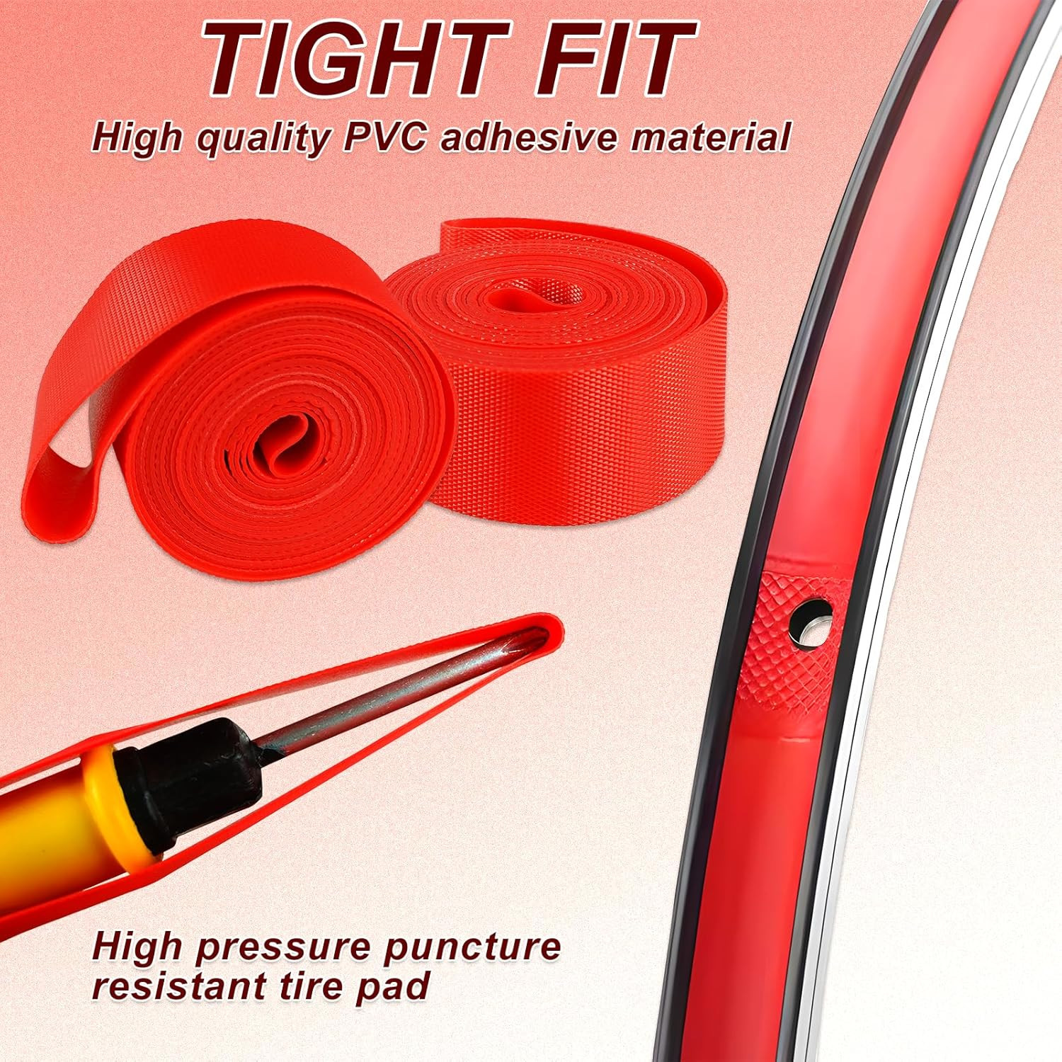 10 Pack Bicycle Rim Strip Rim Tape Inner Tube Protection Pad Puncture Proof Belt