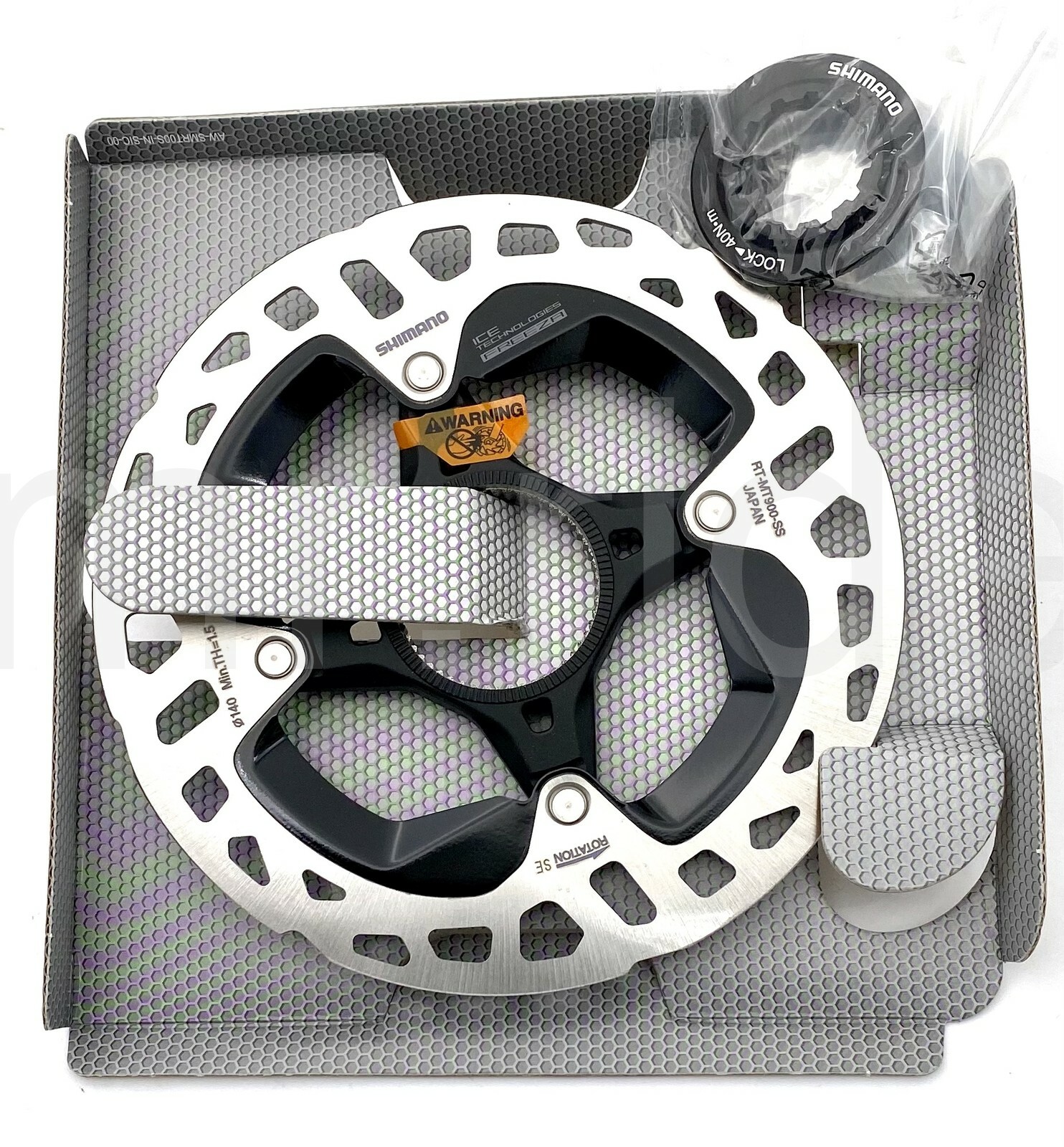 Shimano XTR/SAINT MTB Bike Disc Brake Rotor RT-MT900 140mm Center Lock,ICE Tech