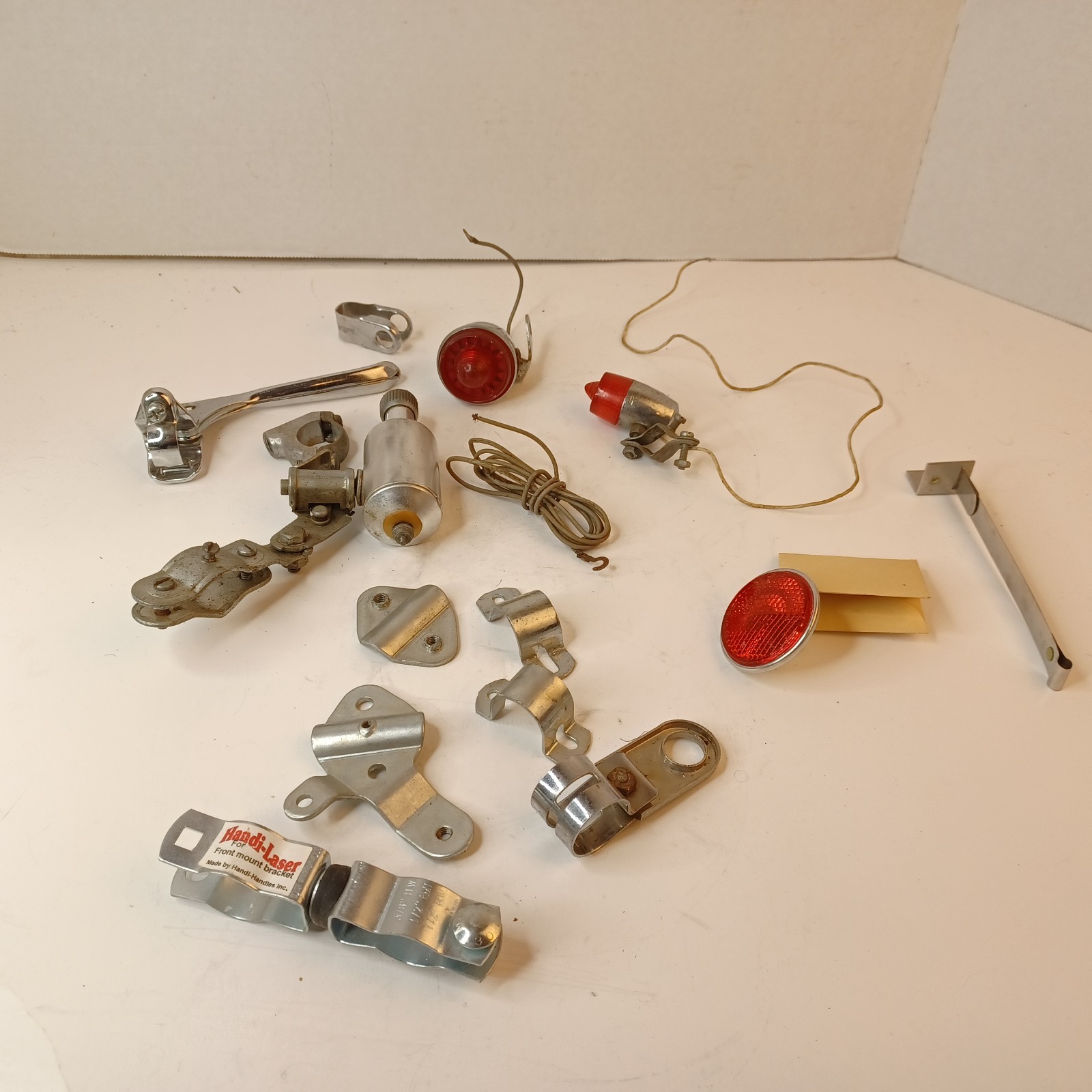 Lot of Assorted Bicycle Parts Generator Reflecter Tail Lights