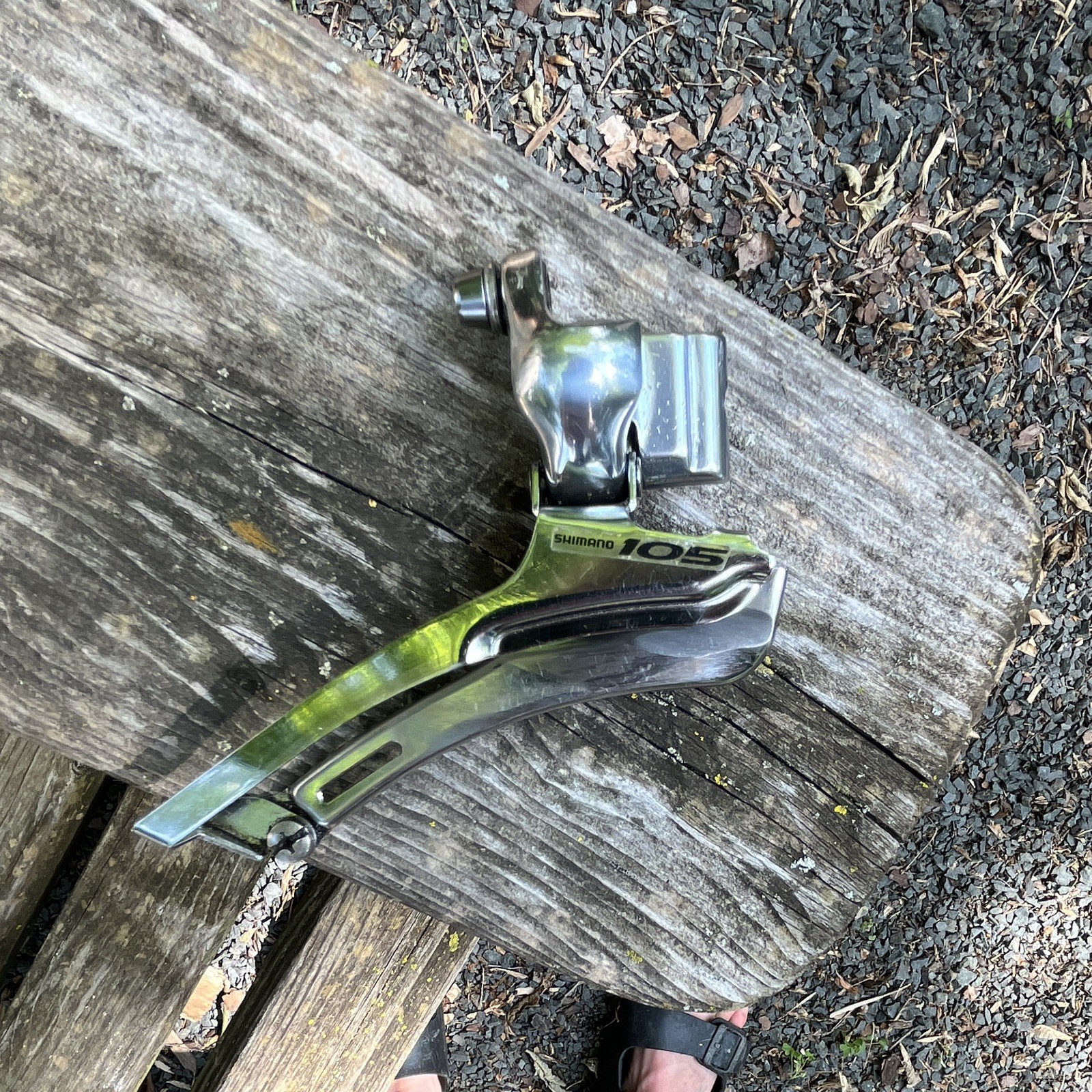 Shimano 105 FD-5600 10 Speed Double Road Braze-On Front Derailleur Bottom Pull
