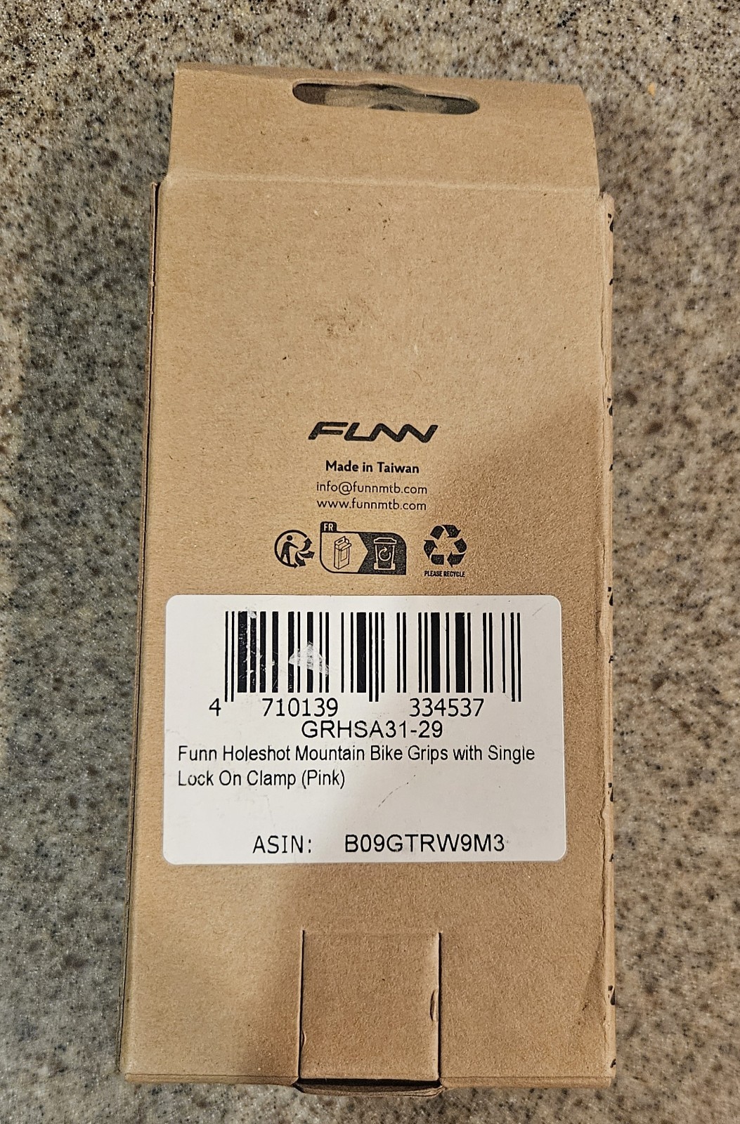 FUNN Mountain Bike Handlebar Grips Pink New in Box