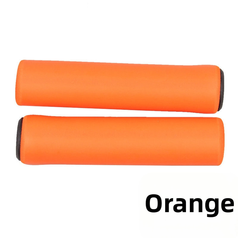 Handlebar Grips Silicone 12.5 x 3 cm Designed for Comfort on Extended Rides