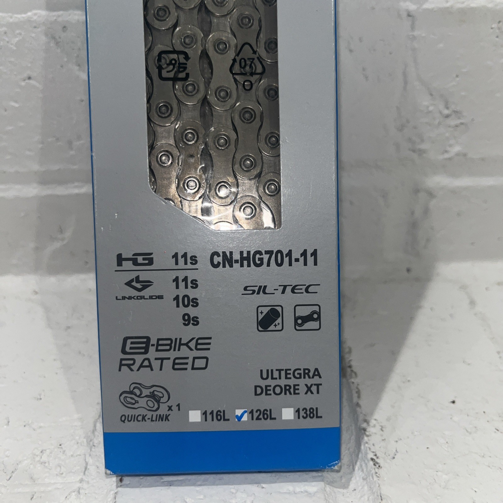 NEW! Shimano HG701 11-Speed Bike Chain 116L Ultegra Deore XT Quick-Link 116-Link