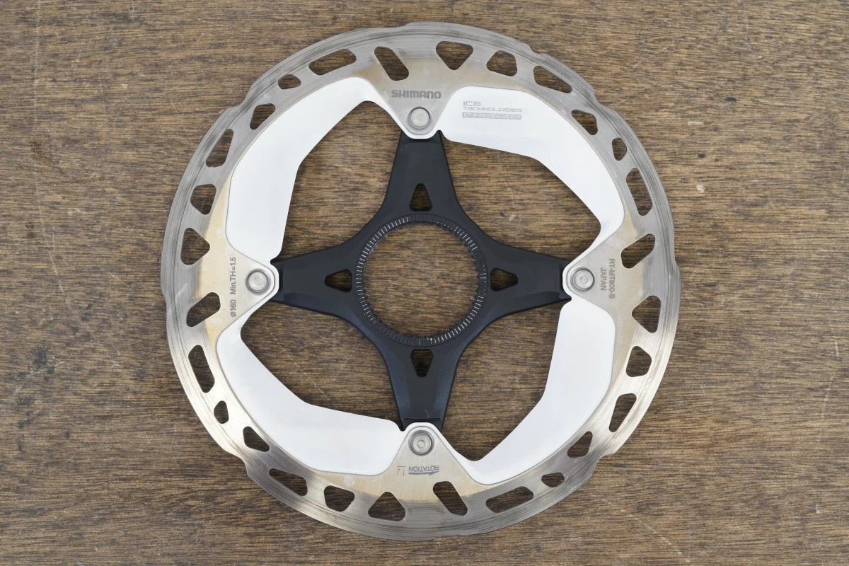 (1) 160mm Shimano Deore XT RT-MT800-S Center Lock Disc Brake Rotor Road MTB CX