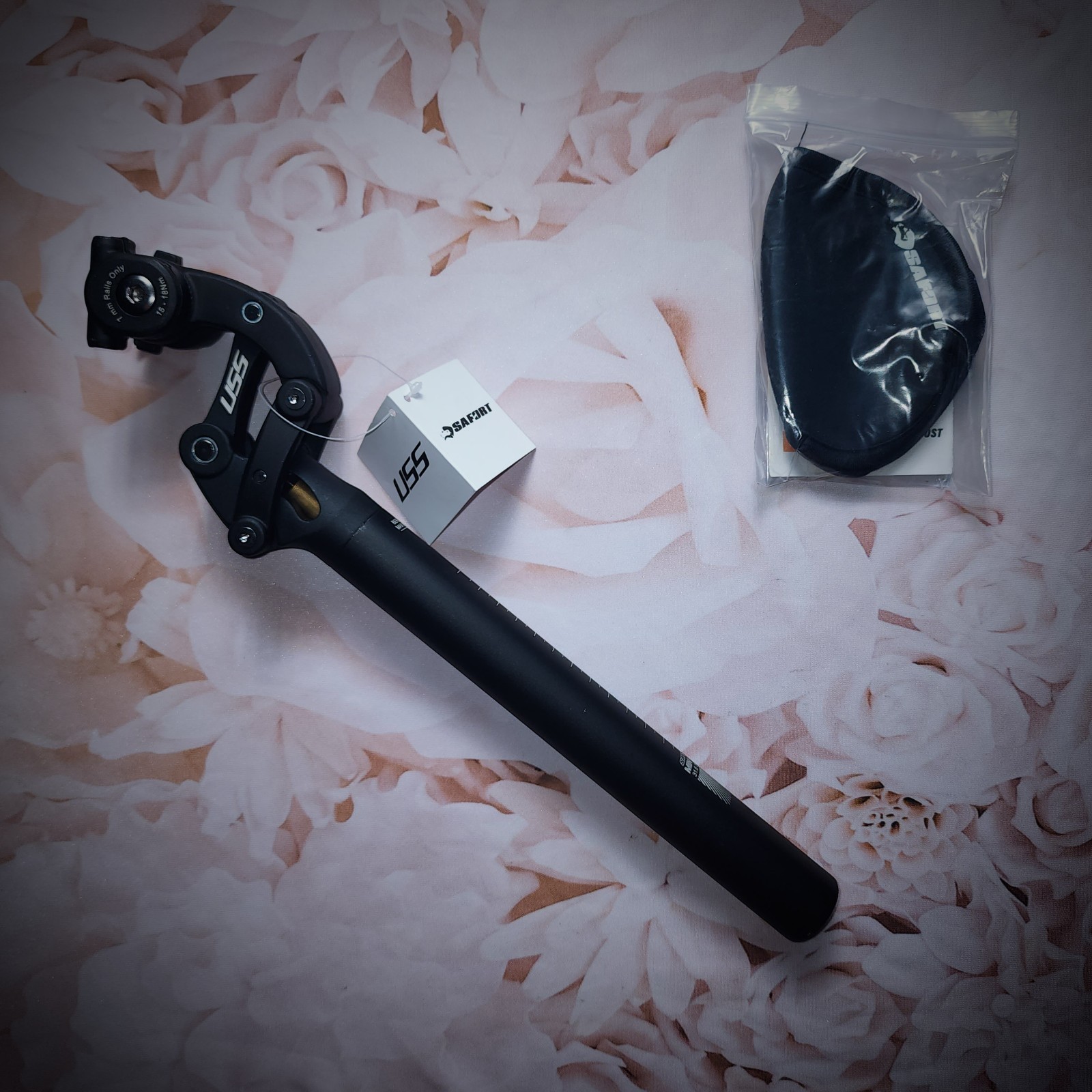 CooMeng SAFORT USS SP18 Suspension Seat Post 4-links Structure 31.6mm