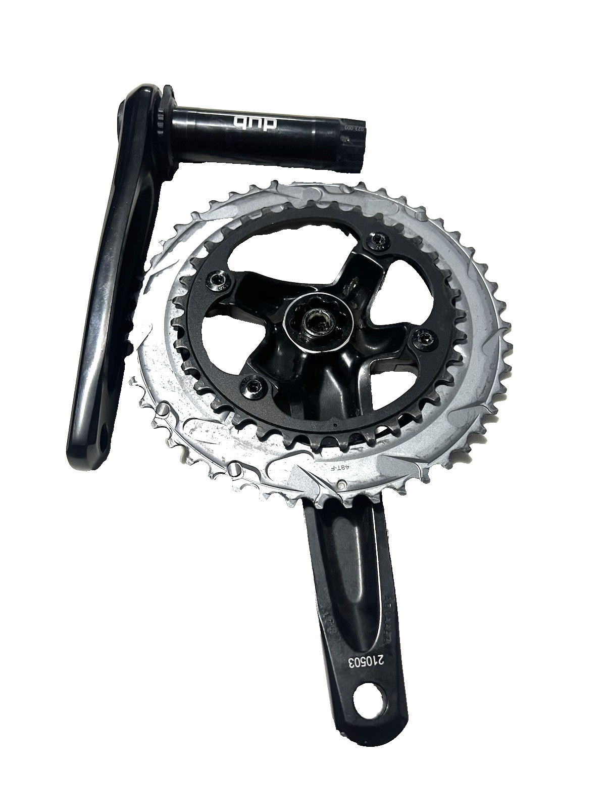 SRAM Rival AXS Crankset w/ Quarq Power Meter – 175mm, 12-Spd, 48/35t