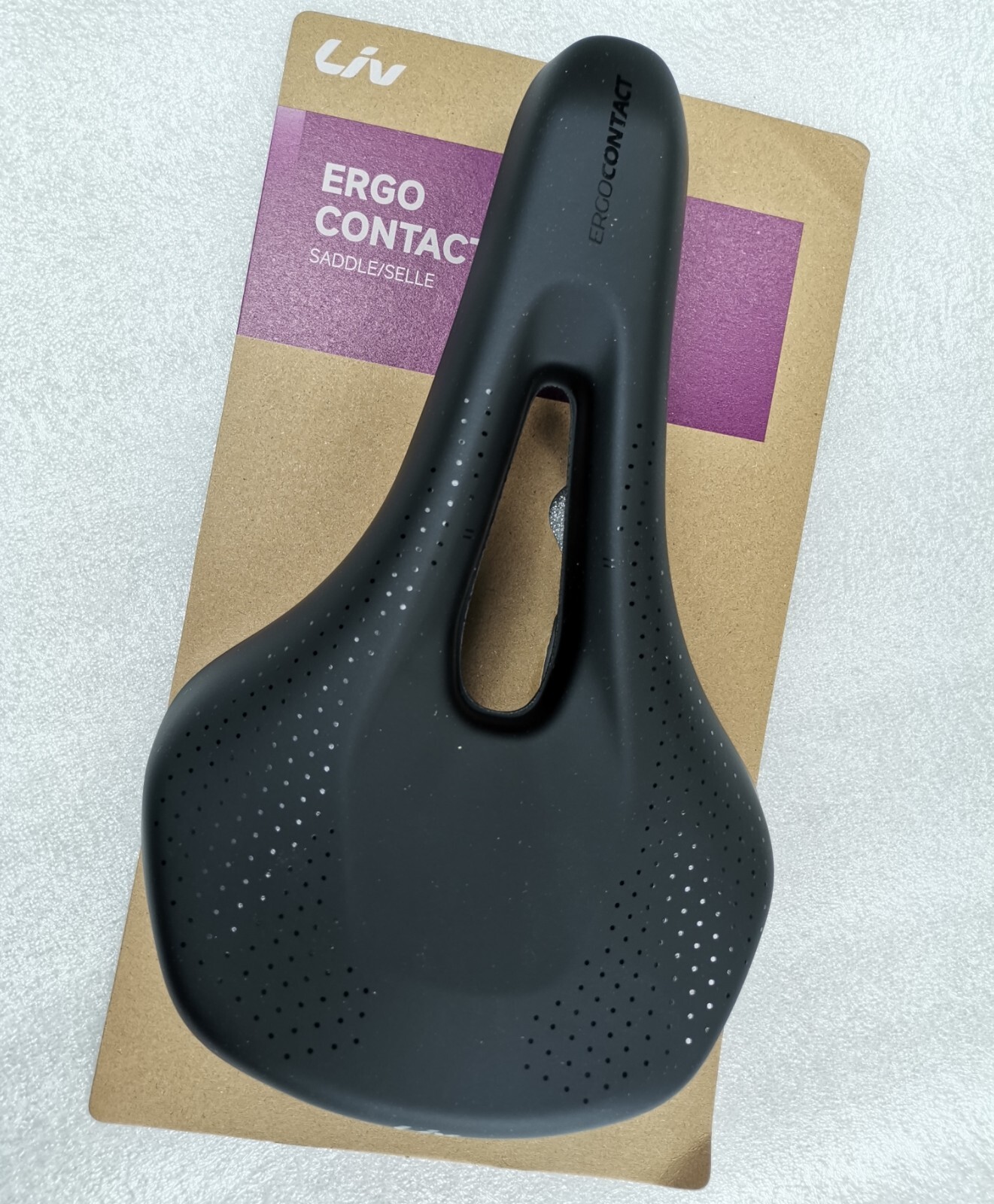 NEW GIANT LIV ERGO CONTACT SHORT NOSE CUT OUT SEAT SADDLE MTB CITY TOURING 160MM