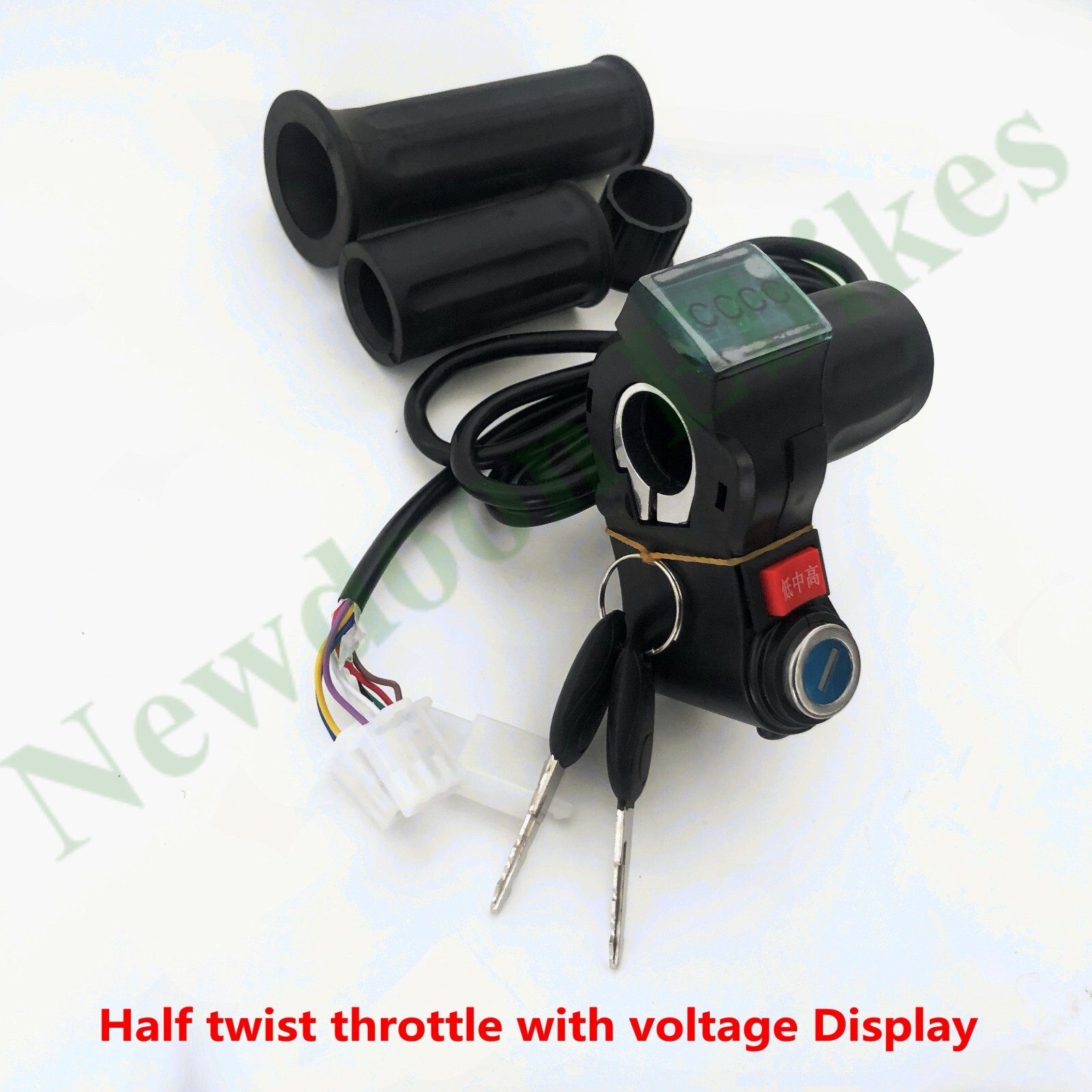 Sabvoton 72V 150A CA controller+half twist throttle with voltage display kit