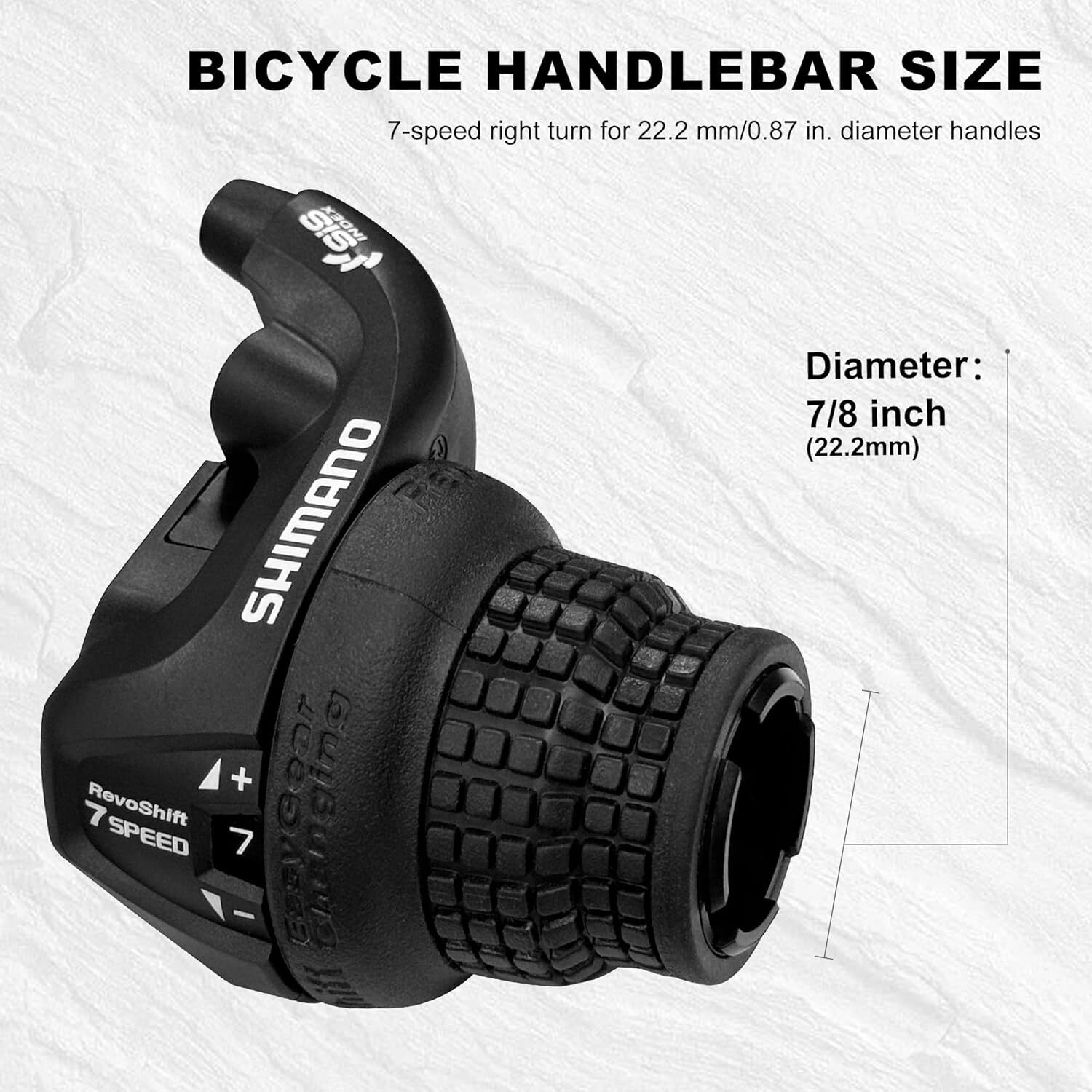 Shimano RevoShift SL-RS35 3/6/7/ 8/21 Speed Twist Grip Shifter Set for MTB