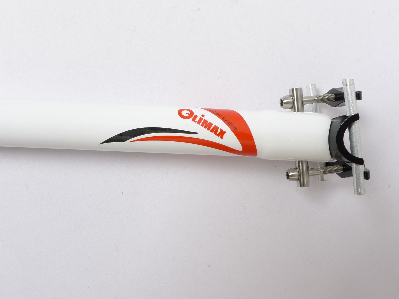 mr-ride 130g,27.2×350 Climax SP02B UD gloss carbon Seatpost Ti bolt White