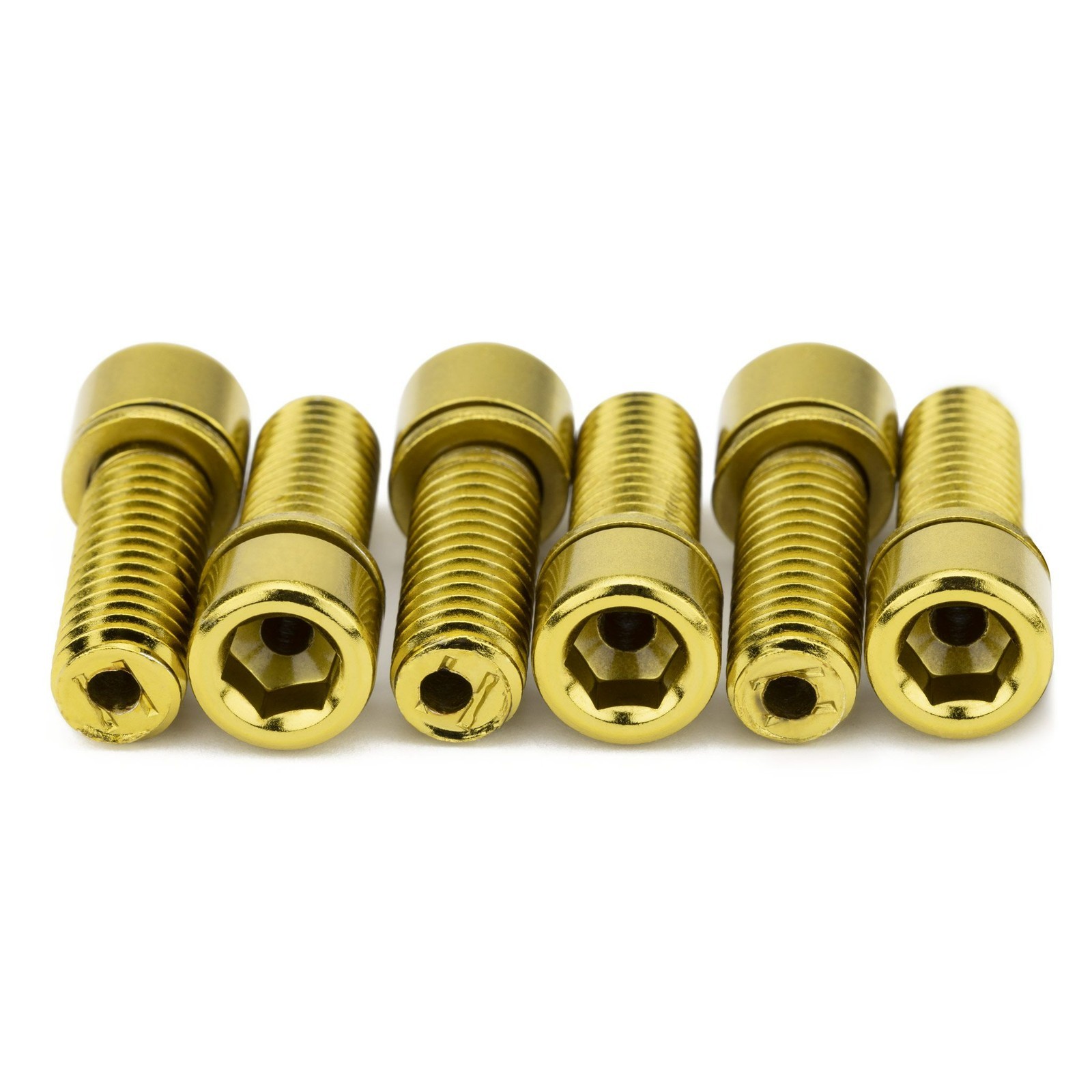 Old School Bmx Hollow Stem Bolts M8 1.25mm Thread Replacements Gold