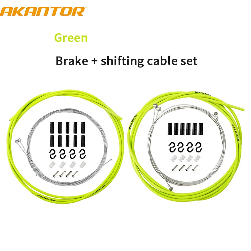 Bike Brake Shift Cable & Housing Set MTB Road Derailleur Wire Kit