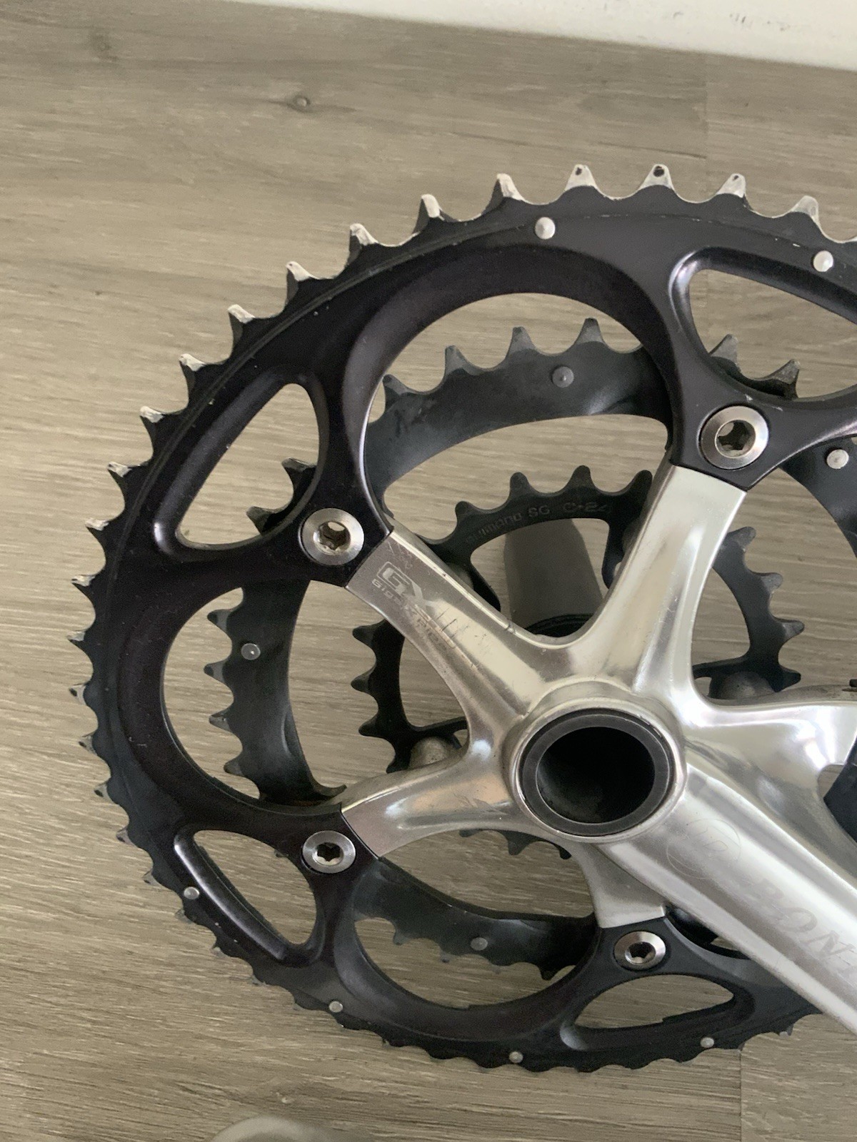 BONTRAGER CRANKSET TRIPLE 24-39-52 TOOTH 10 OR 9 SPEED 170 MM ARMS GXP