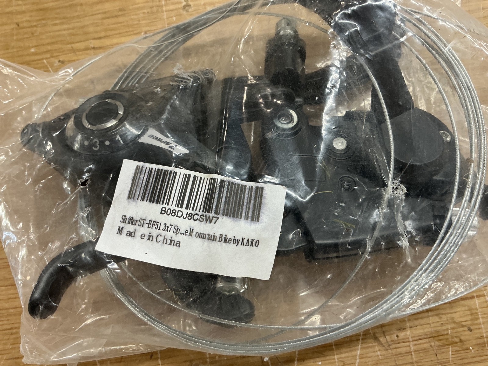 Shimano rapid fire 3×7 shifters with V-brake levers SH0727