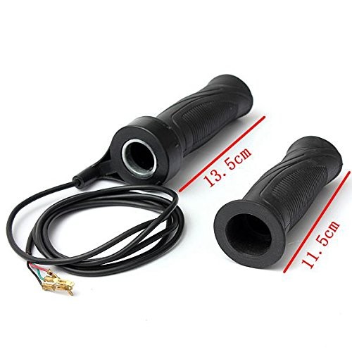 12V 24V 36V 48V Black Electric Scooter Bike Handlebar Choke Grips
