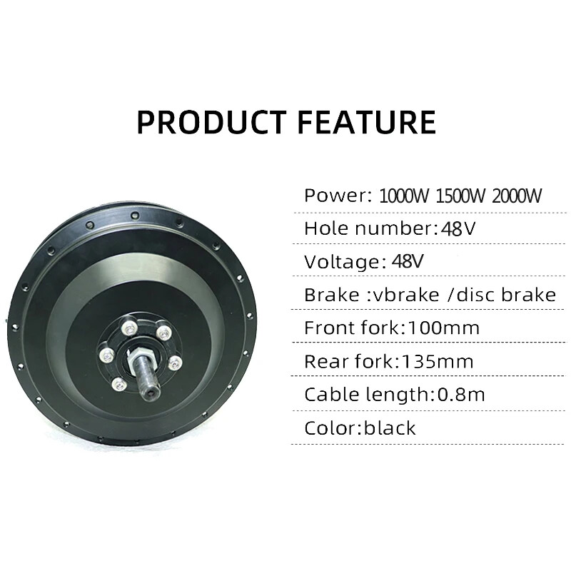 36V 250W 350W 500W Rear Front Brushless Motor MTB Electric Bike Conversion Kit