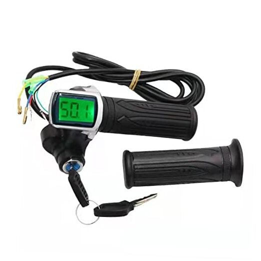 HUIOP Electric Bike Grip/36V/48V Electric Bike Grip Throttle with LCD 24V