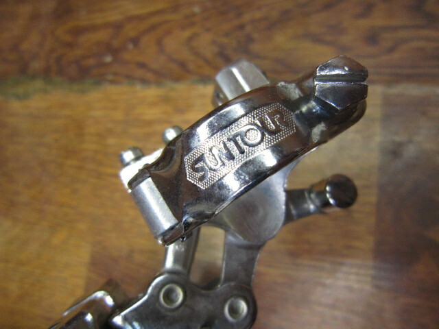 NOS VINTAGE SUNTOUR SPIRT 28.6 CLAMP-ON BOTTOM PULL FRONT DERAILLEUR