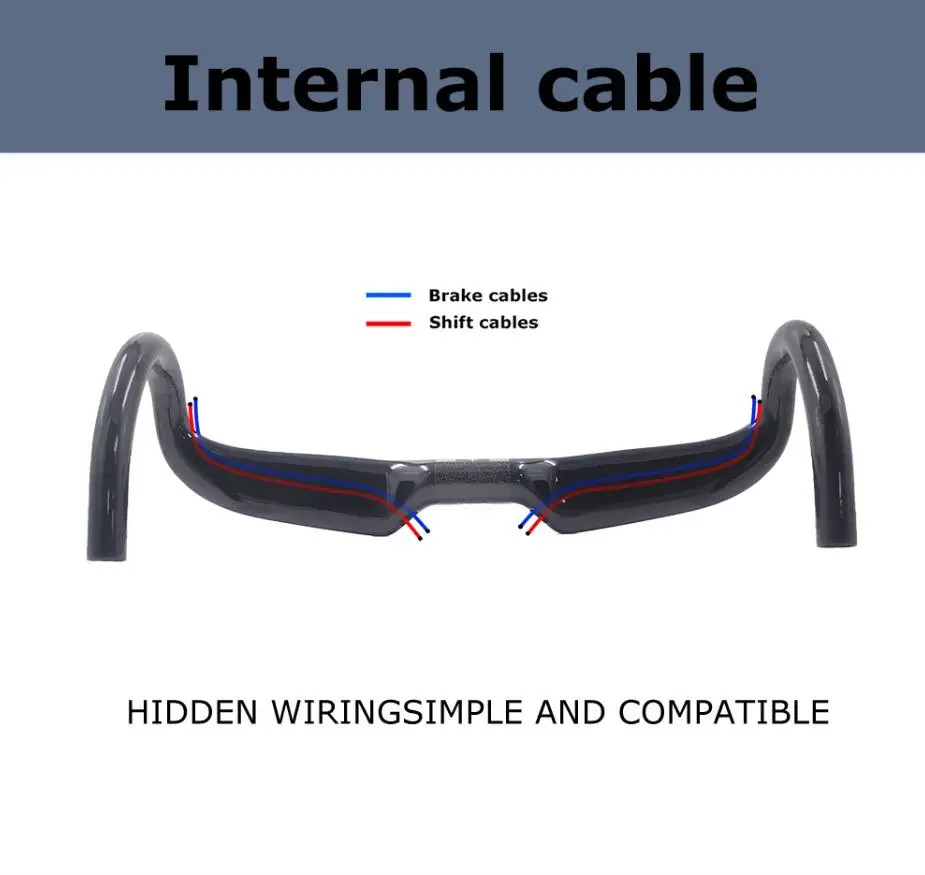 Carbon Road Bike Handlebar Bicycle Handle SL-70 Aero 31.8 X 380/400/420/440mm