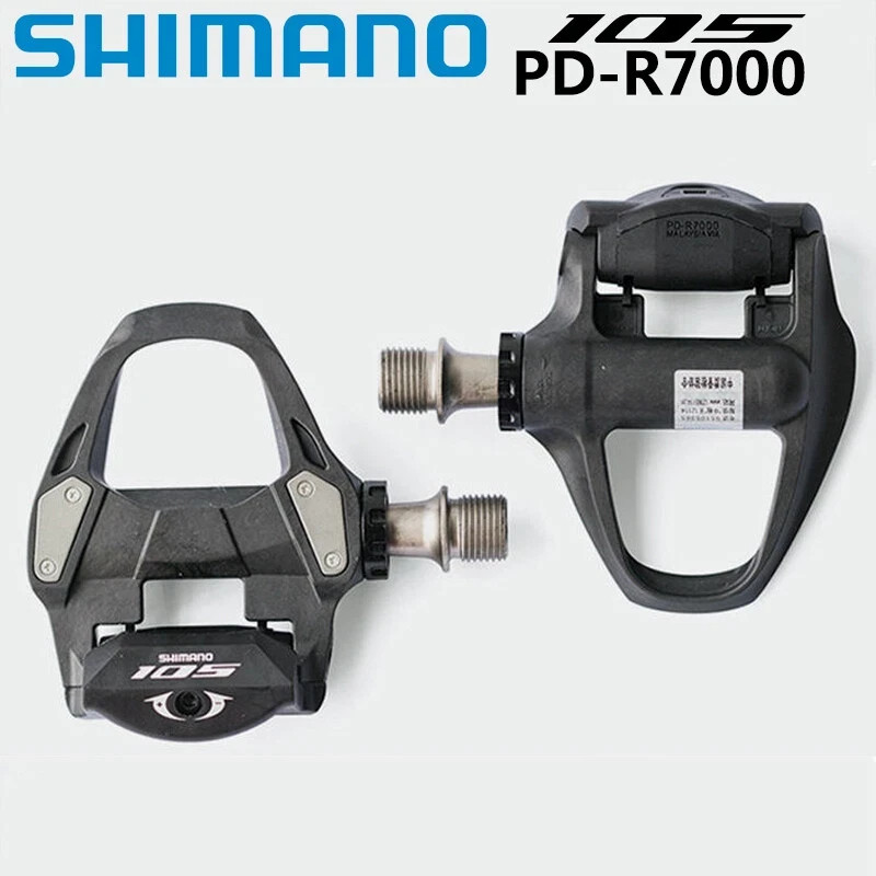 Shimano 105 PD-R7000 SPD-SL Road Bike Clipless Pedals with SH11 Cleats