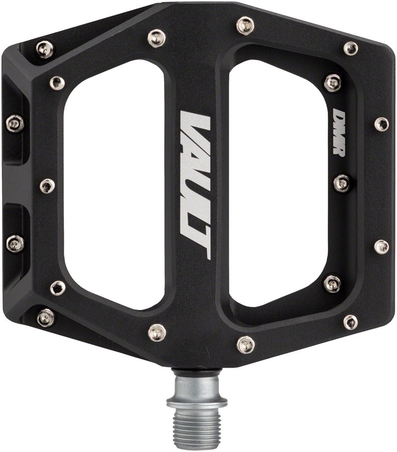 DMR Vault Platform Pedals 9/16″ Concave Alloy Body Removable Pins Sandblast Blk