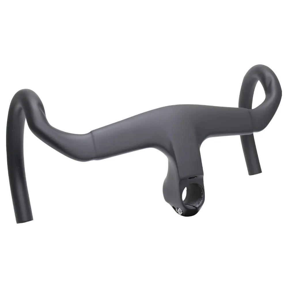 Road Bike Full Carbon Integrated Handlebar with Spacers Cycling Drop Handlebar