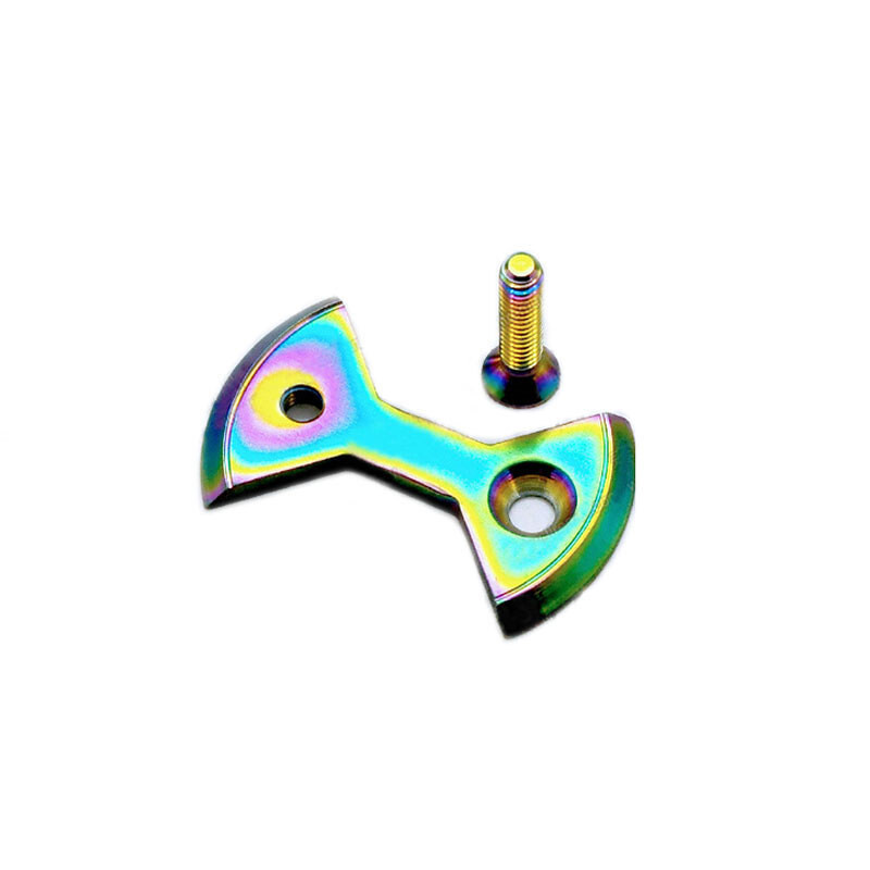 Titanium/Ti Pedal Plate/Bow Tie* 4pcs Only Fit SpeedPlay X Series:X1,X2,X5