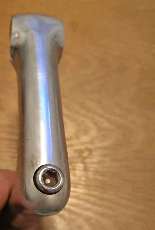 [82] Vintage Cinelli 1R Road Bike Handlebar Quill Stem C Pics 4 Measurements