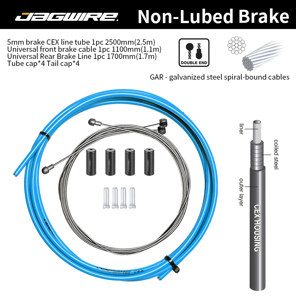 JAGWIRE MTB Road Bike Brake Shift Cable Housing Set 5mm Bicycle Cable Kit