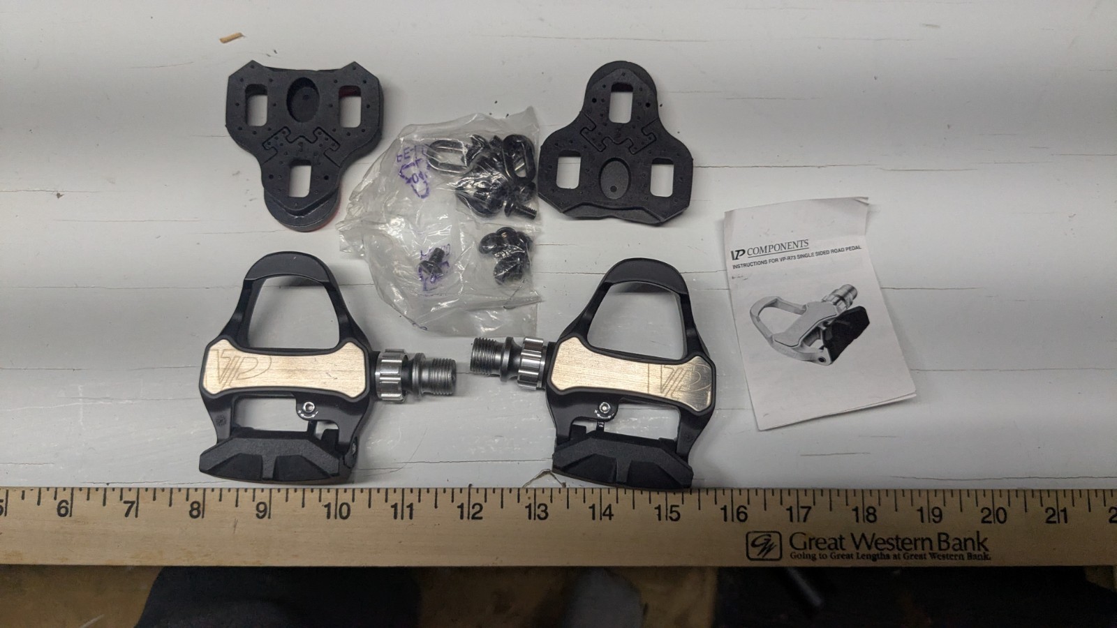 VP Components VP-R73 Bicycle Pedals Black (No box) Read