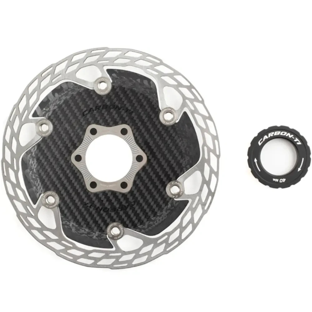 Carbon-Ti X-Rotor Aero Center Lock Disc Brake Rotor. All Sizes!