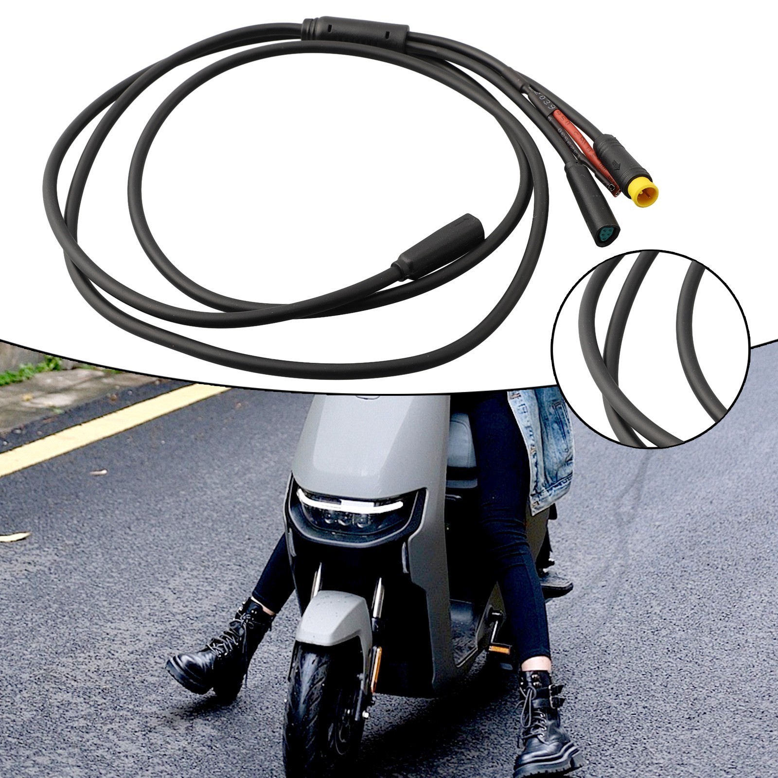 Rliabl bike Motor 1T3 Cable for Bafang M510 Easy Installation