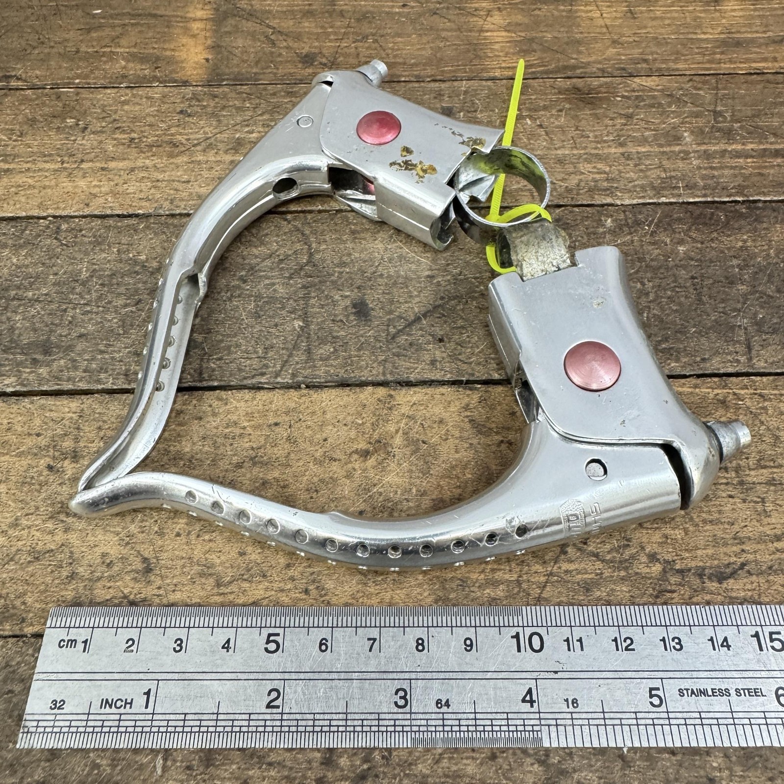 Vintage Shimano Dura-Ace Brake Levers Drilled 1st Gen Non-Aero Drop Bar 70s